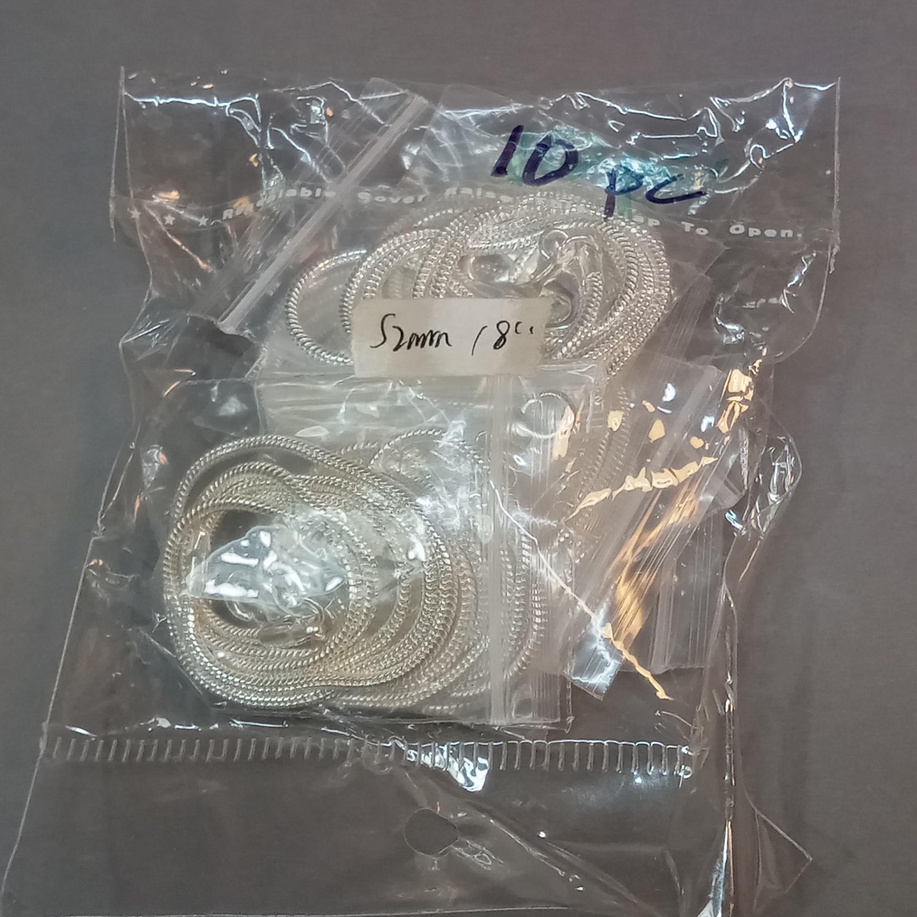 Bulk Sterling Snake Chains, 16in, 18in, 20in (STR 169.8) - image 10 of 13