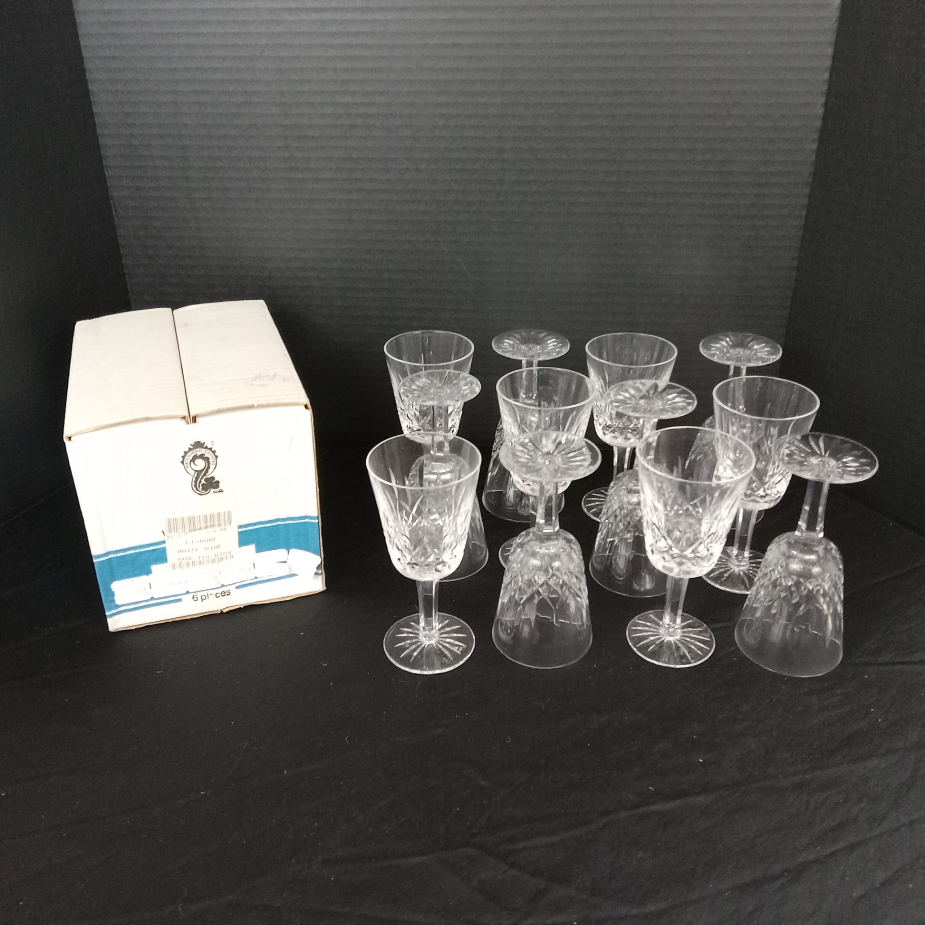 Waterford Lismore White Wine Glasses - image 1 of 8