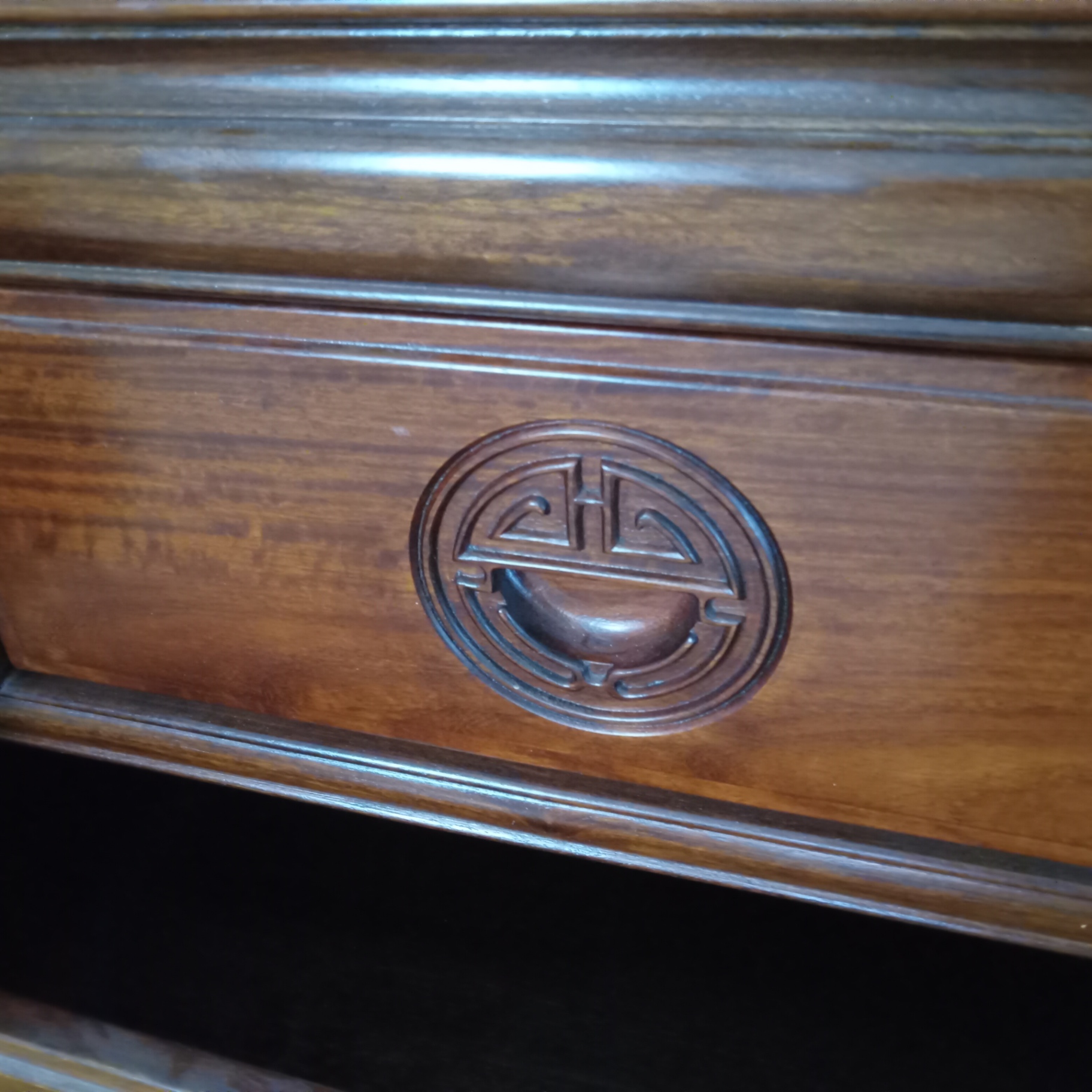 Asian Rosewood Dresser - image 5 of 10