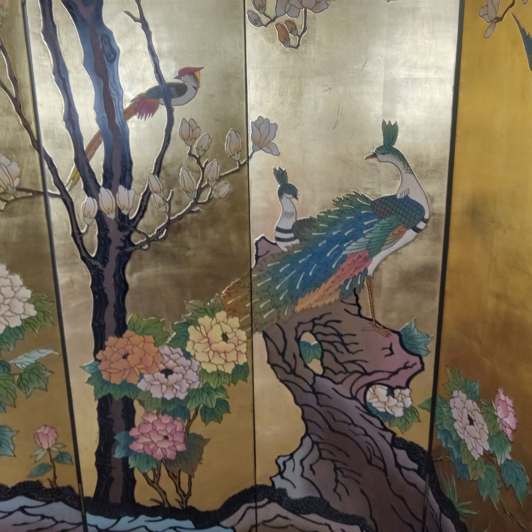 Asian Wood Screen - image 4 of 15