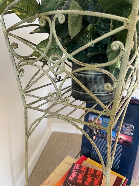 Painted Wrought Iron Set - image 6 of 8