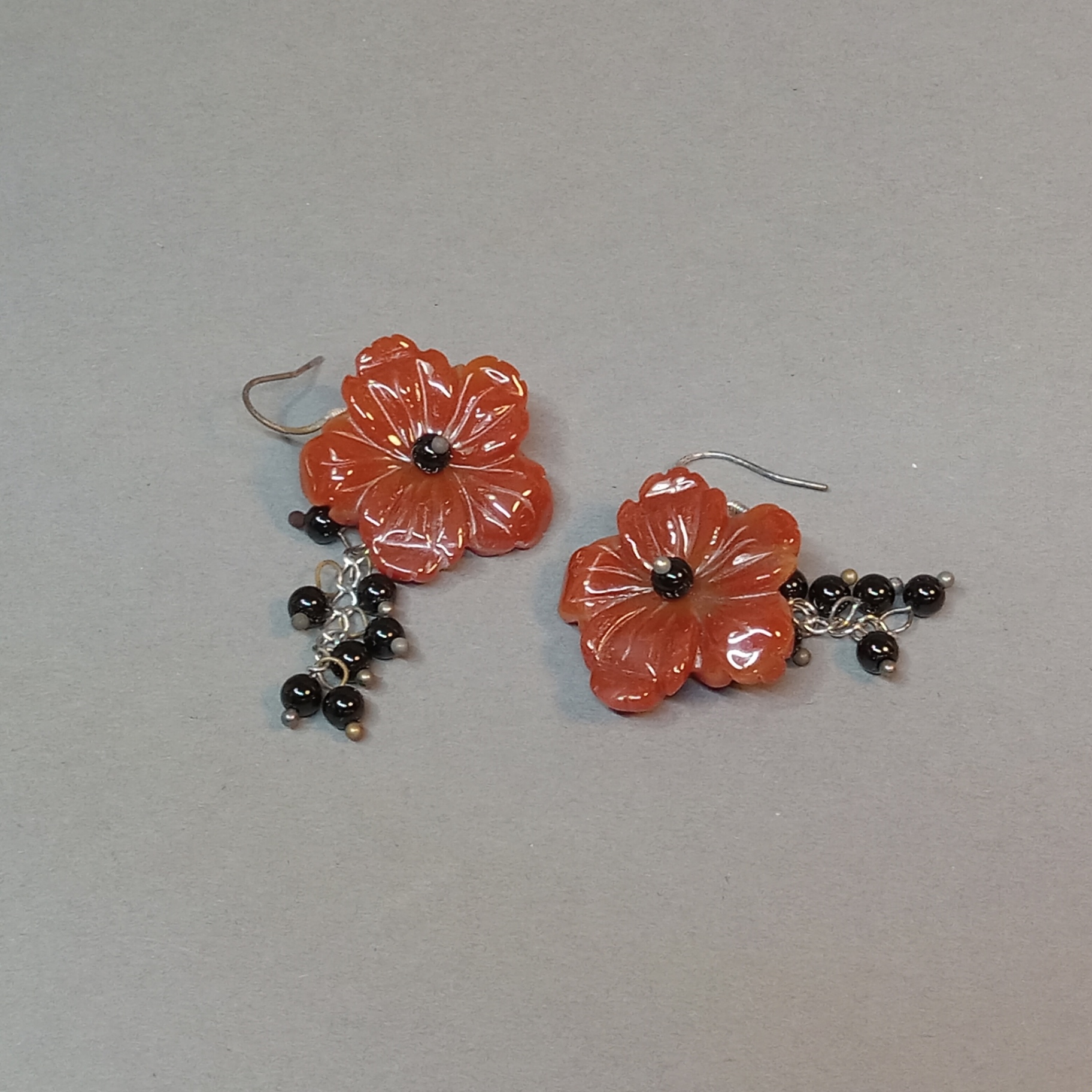 Hand Beaded Floral Jewelry - Browns - image 23 of 23