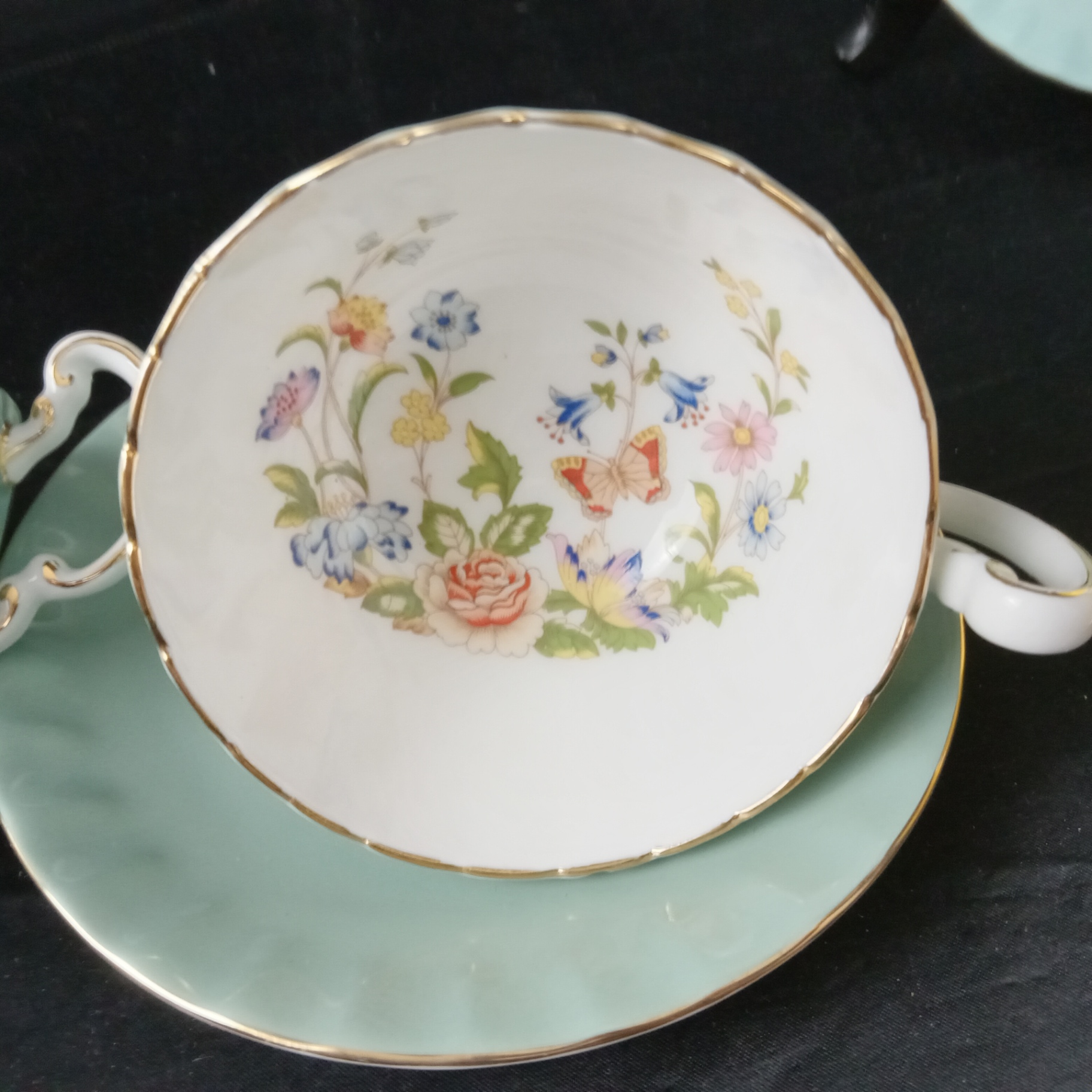 Aynsley Cottage Garden Color Way Cups/Saucers - image 4 of 17
