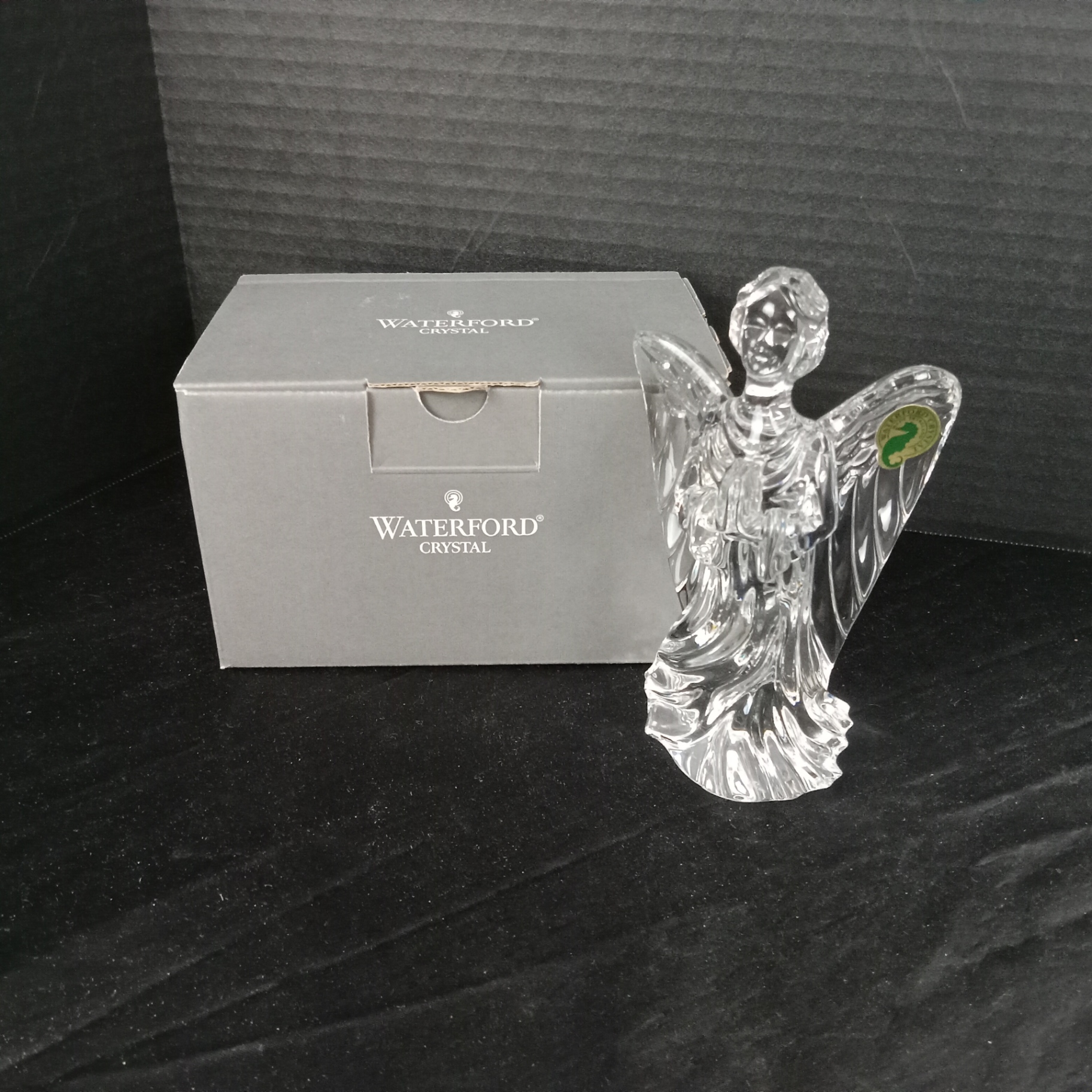 Waterford Crystal Guardian Angel Figurine - image 1 of 5