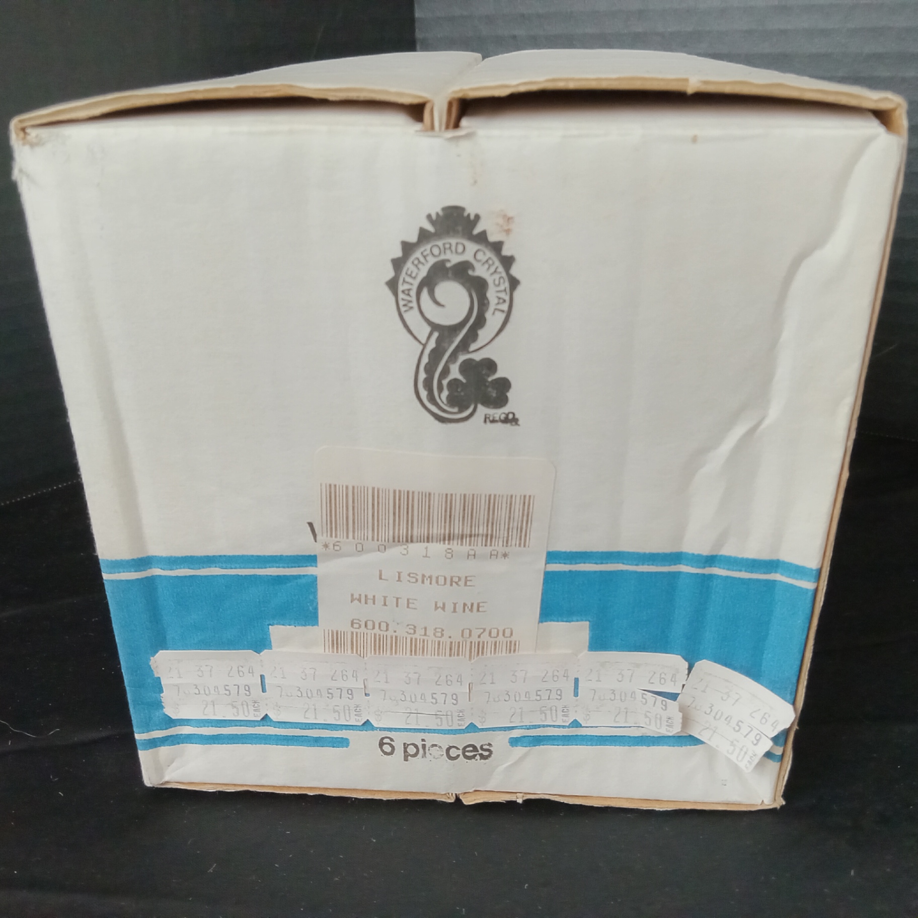 Waterford Lismore White Wine Glasses - image 2 of 8