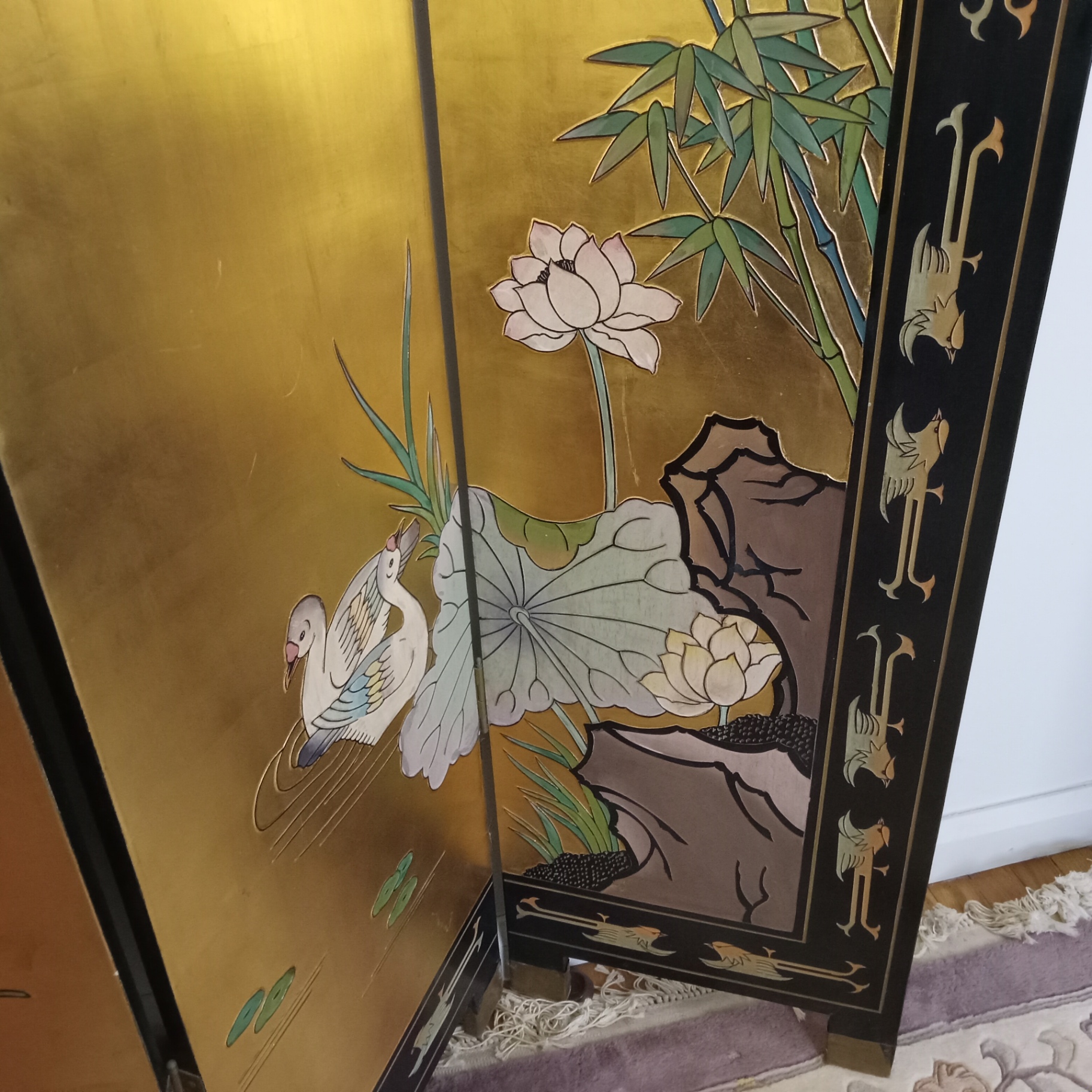 Asian Wood Screen - image 8 of 15