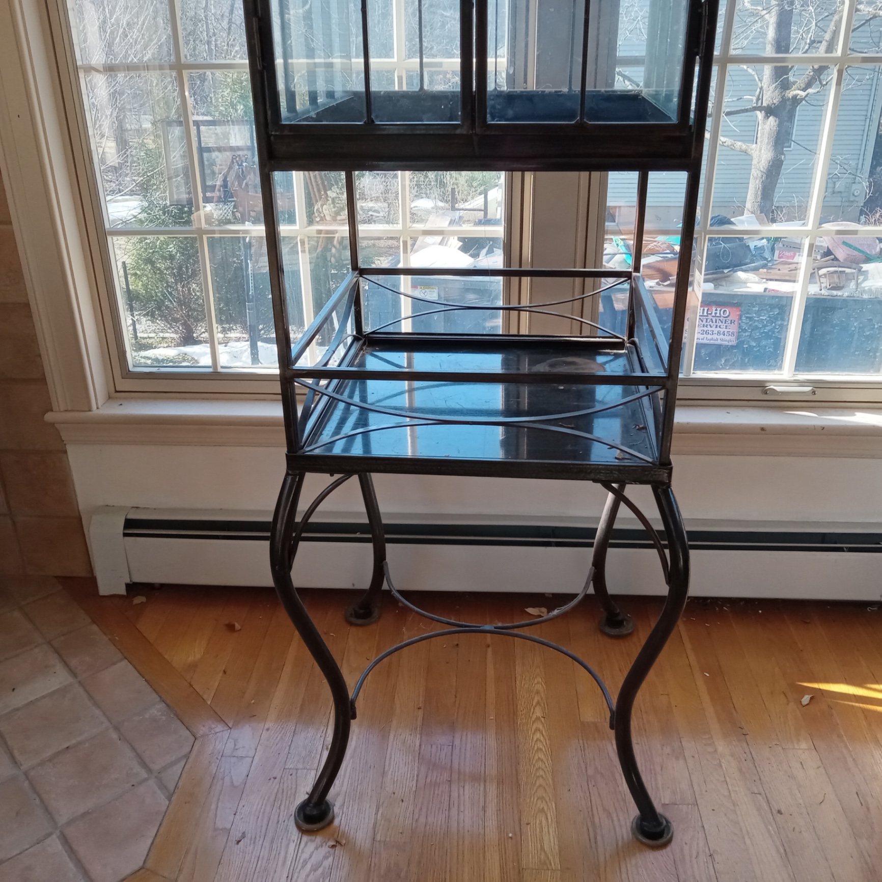 Metal & Glass Plant Etagere / Terrarium - image 3 of 7