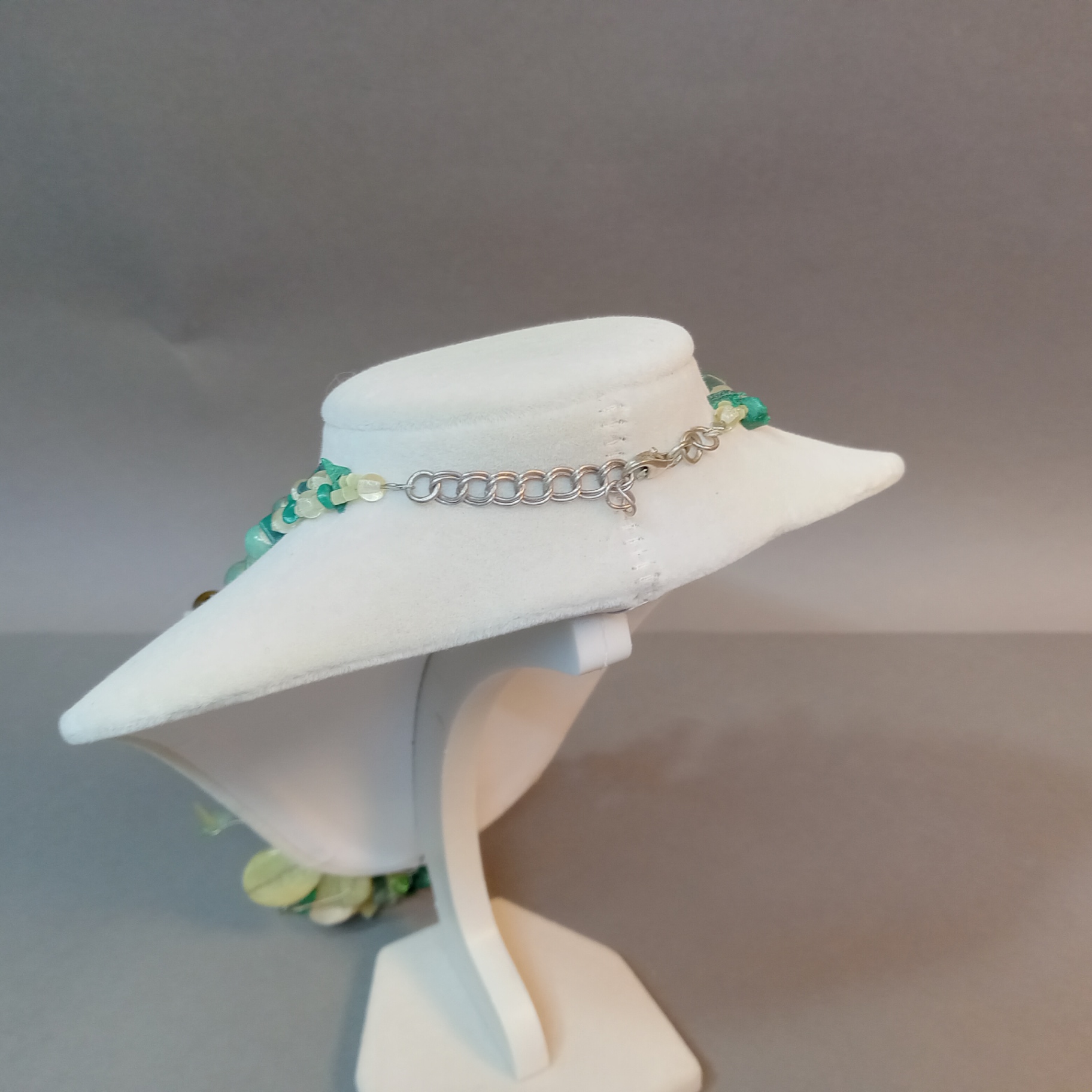 Hand Beaded Floral Jewelry - Pastels - image 5 of 18