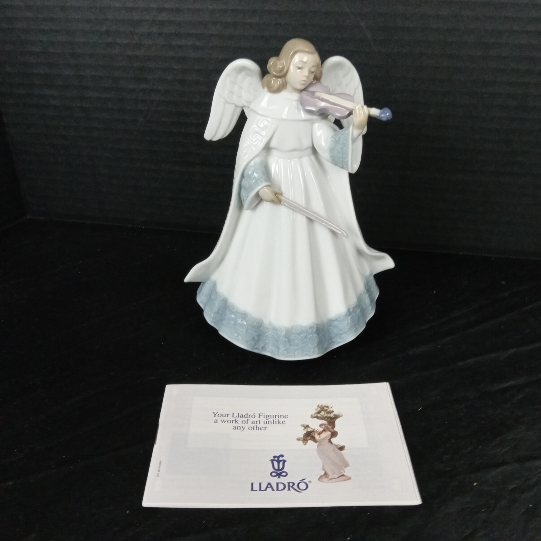 Lladro Angel w/Violin Figurine - image 2 of 7