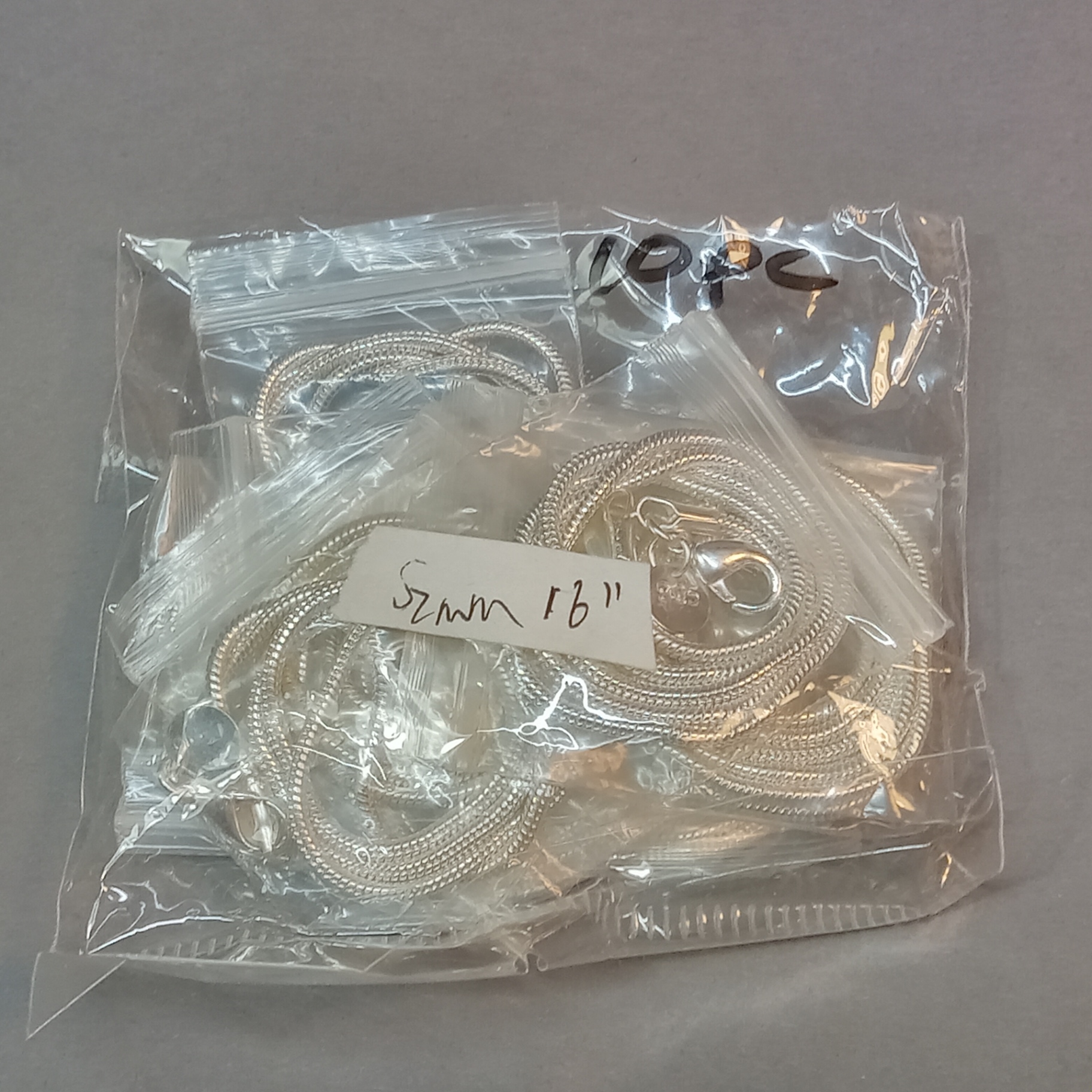 Bulk Sterling Snake Chains, 16in, 18in, 20in (STR 169.8) - image 11 of 13
