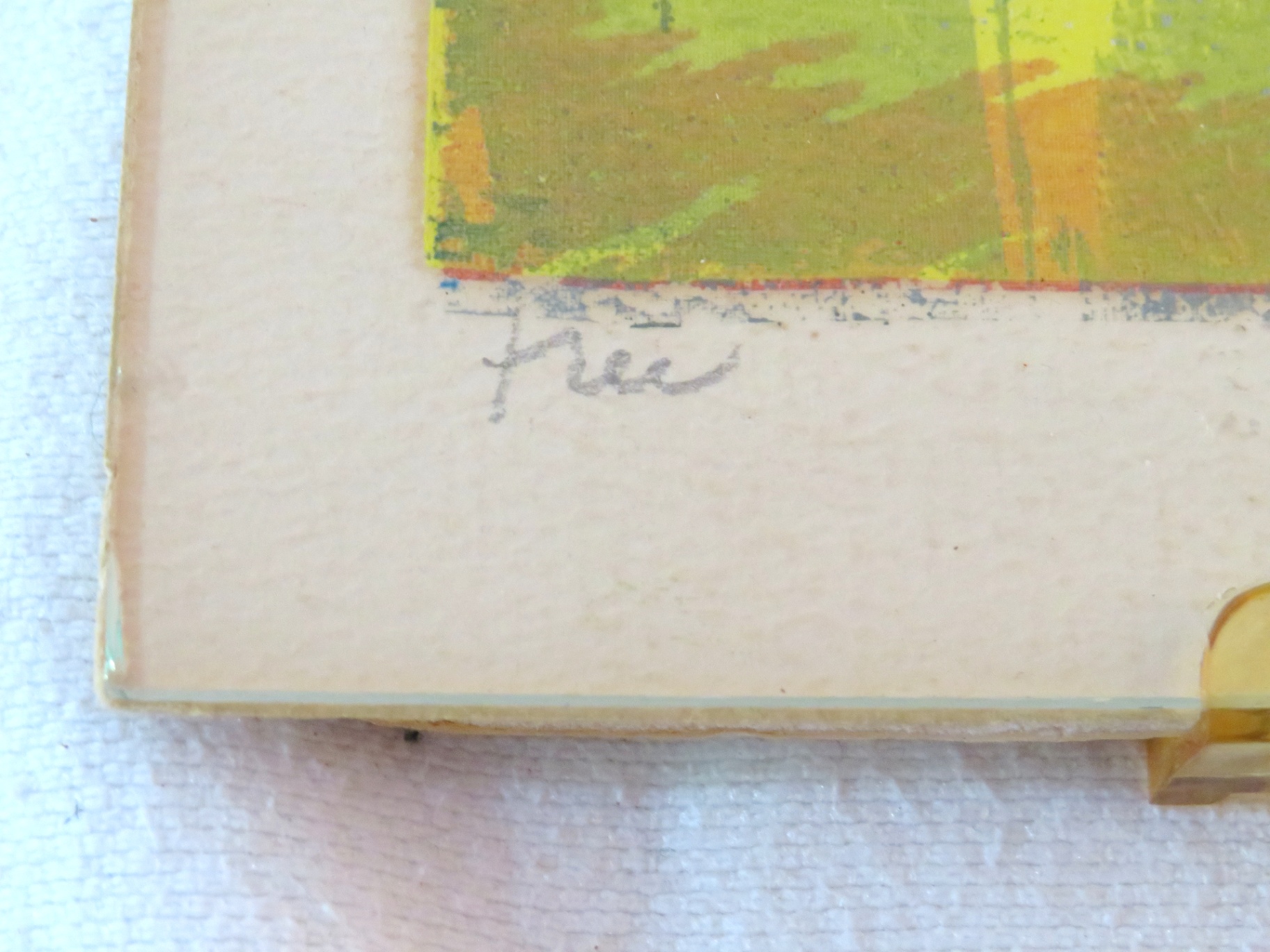 RARE Sister Mary Corita IHM Signed 1960 Screenprint Tree - image 3 of 6