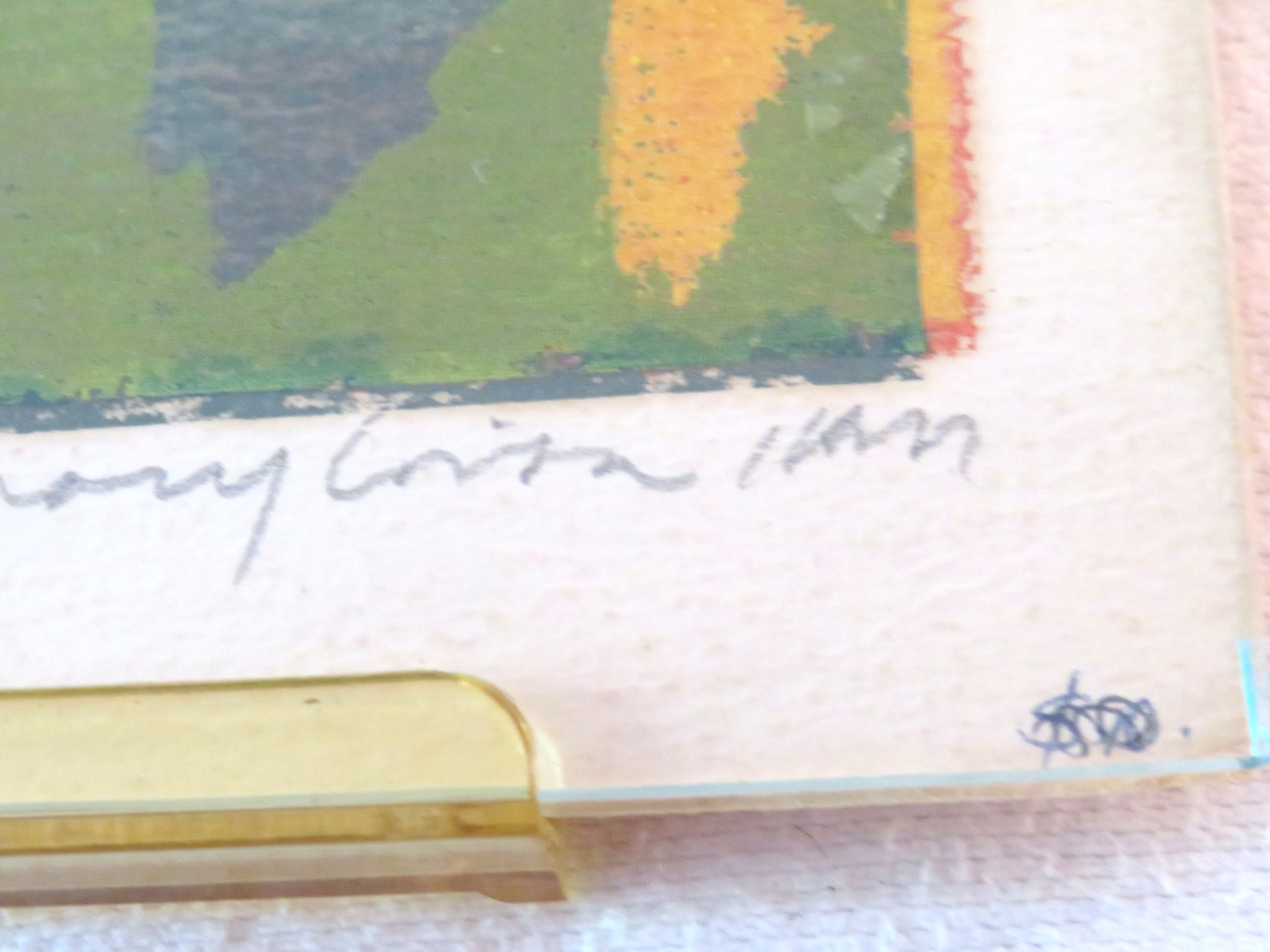 RARE Sister Mary Corita IHM Signed 1960 Screenprint Tree - image 5 of 6