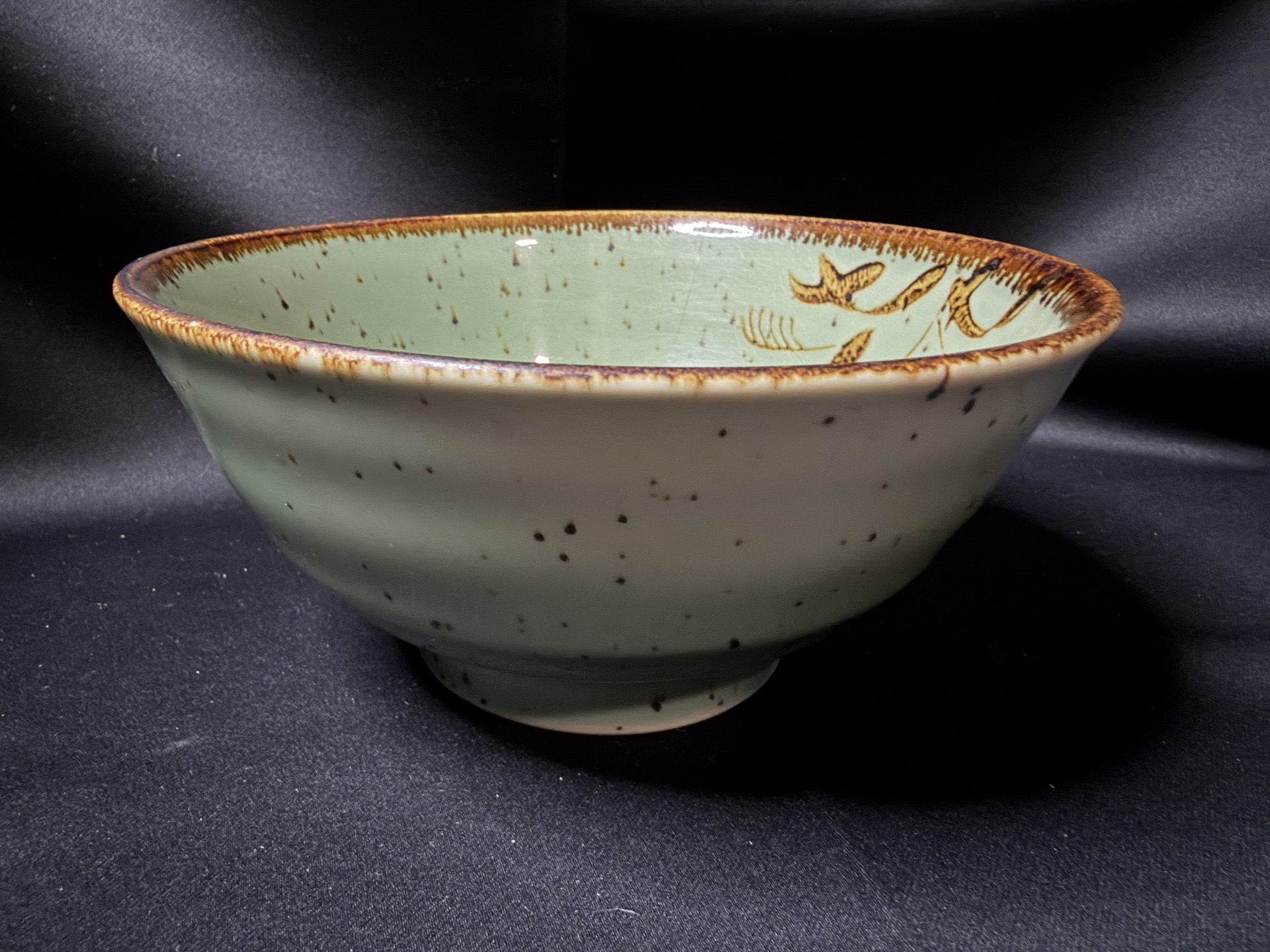 collectible Japanese stoneware bowl - image 2 of 4