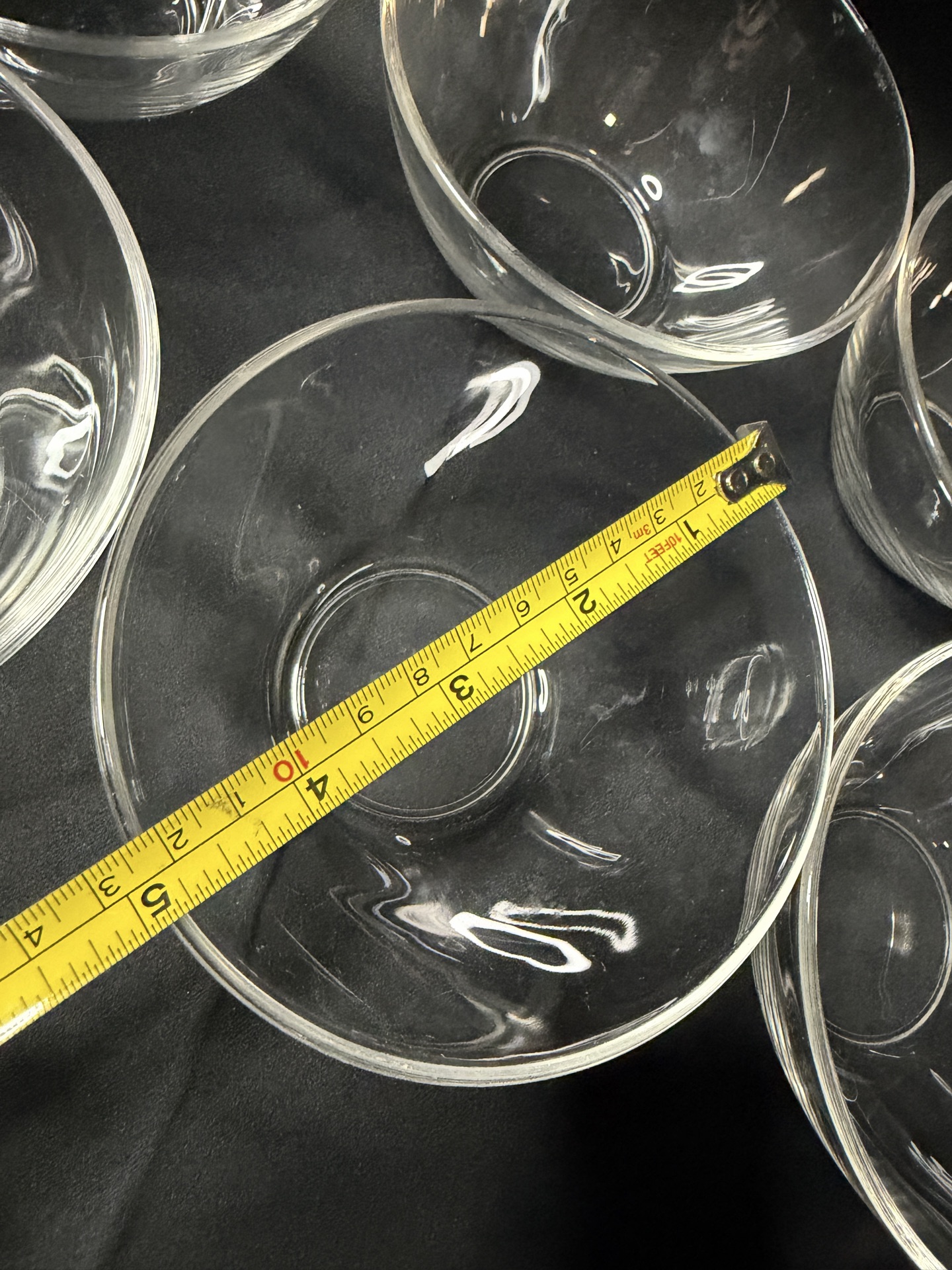 Set of 8 Glass bowls - image 4 of 4