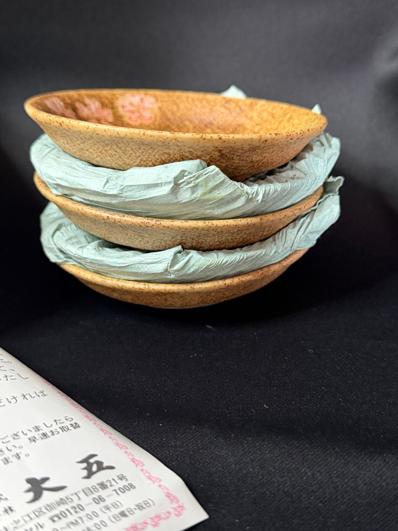 Handcrafted collectible Japanese ceramic tableware set - image 5 of 6