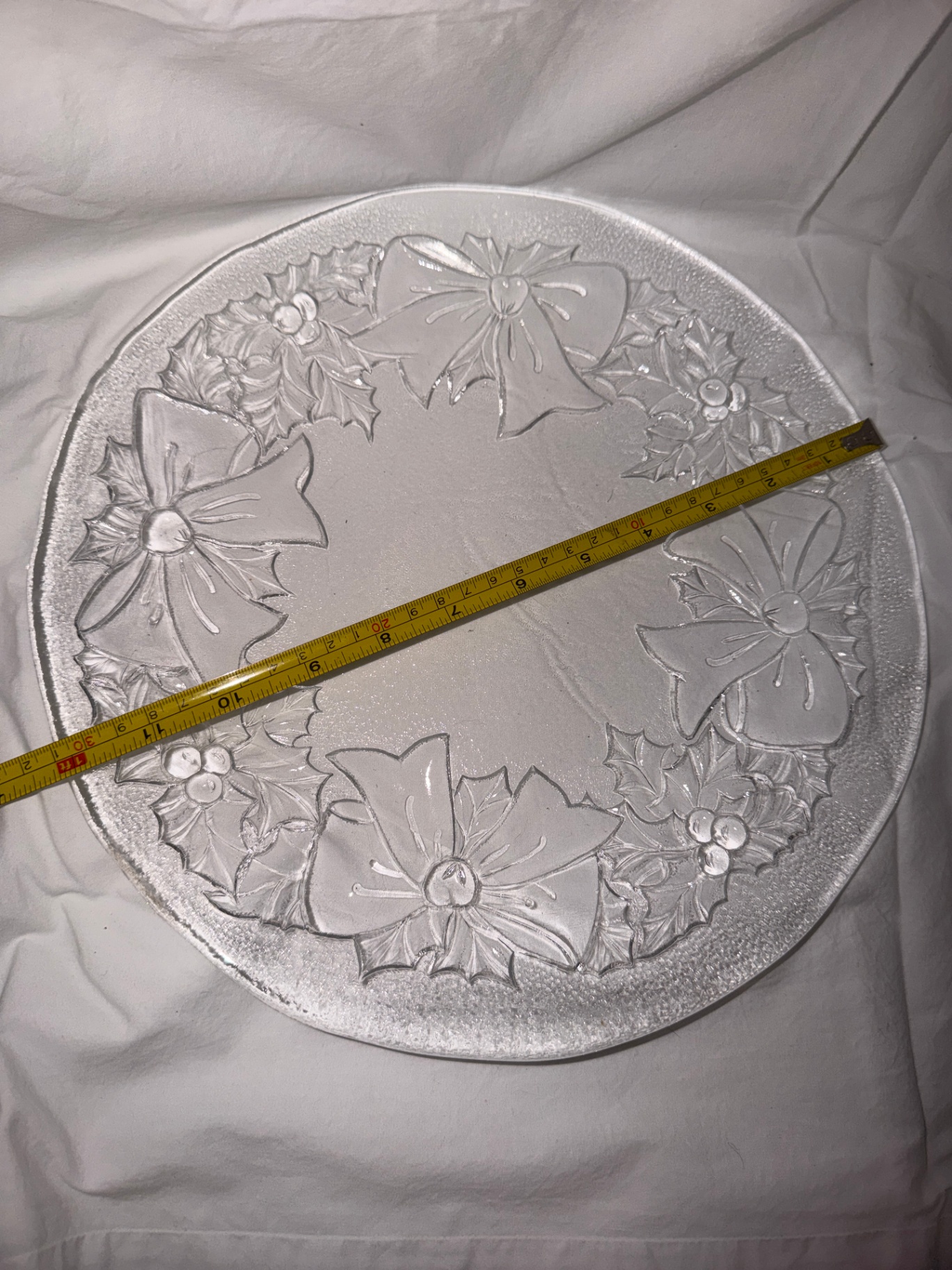 vintage glass serving platter - image 2 of 2