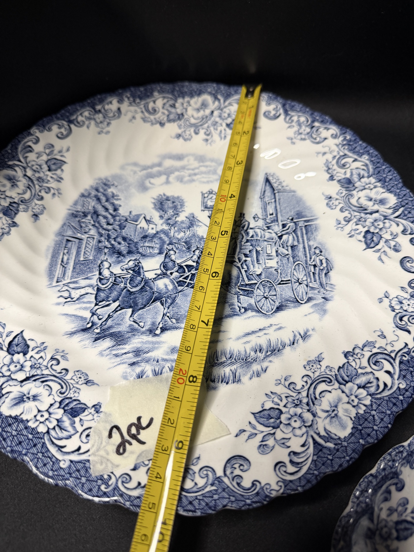 Vintage 18 pc dinner set from the "Coaching Scenes" series by Johnson Brothers - image 11 of 11