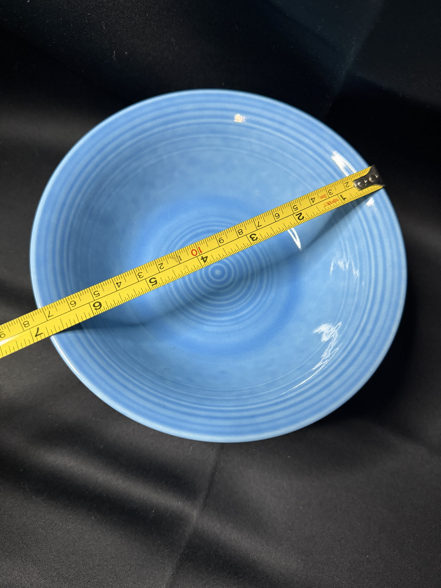 7 - Japanese-made blue ceramic plates - image 4 of 4