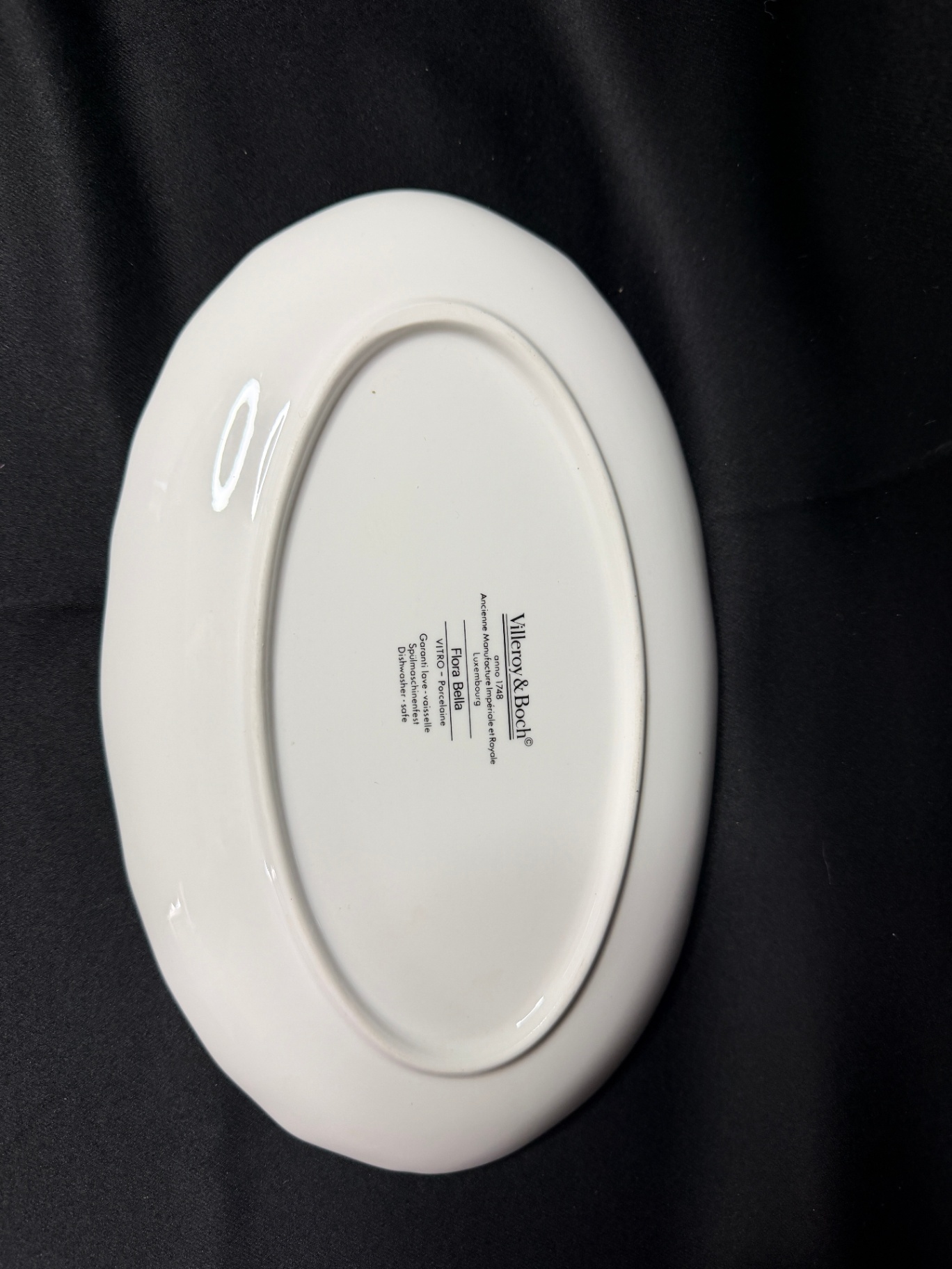 vintage oval serving platter from the Villeroy & Boch Flora Bella collection - image 2 of 3