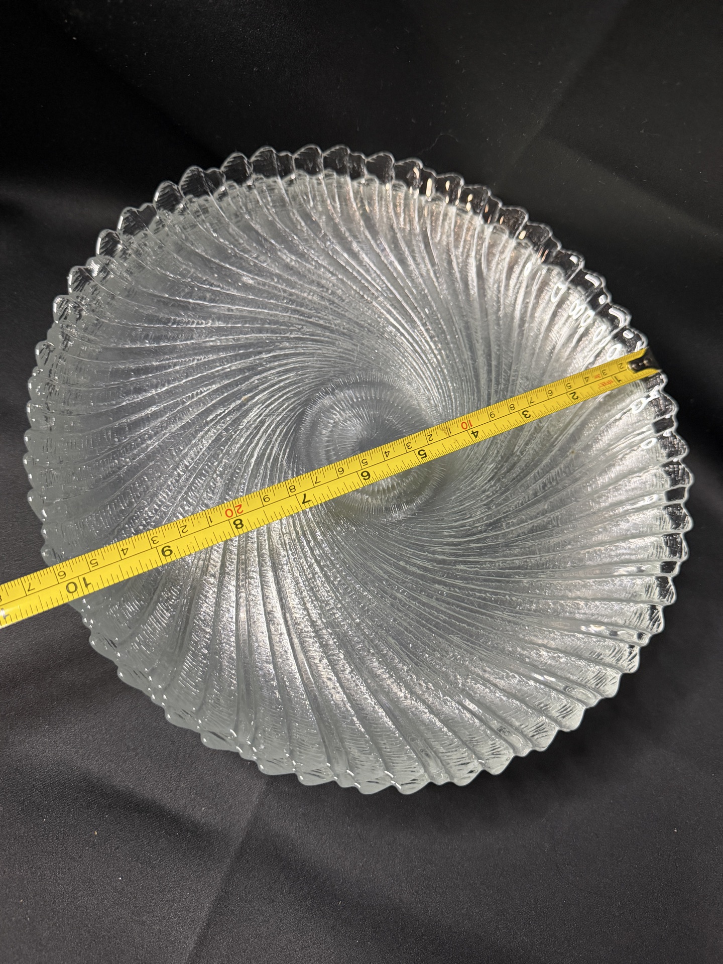 Set of 8 - vintage Arcoroc Seabreeze dinner plates - image 3 of 3