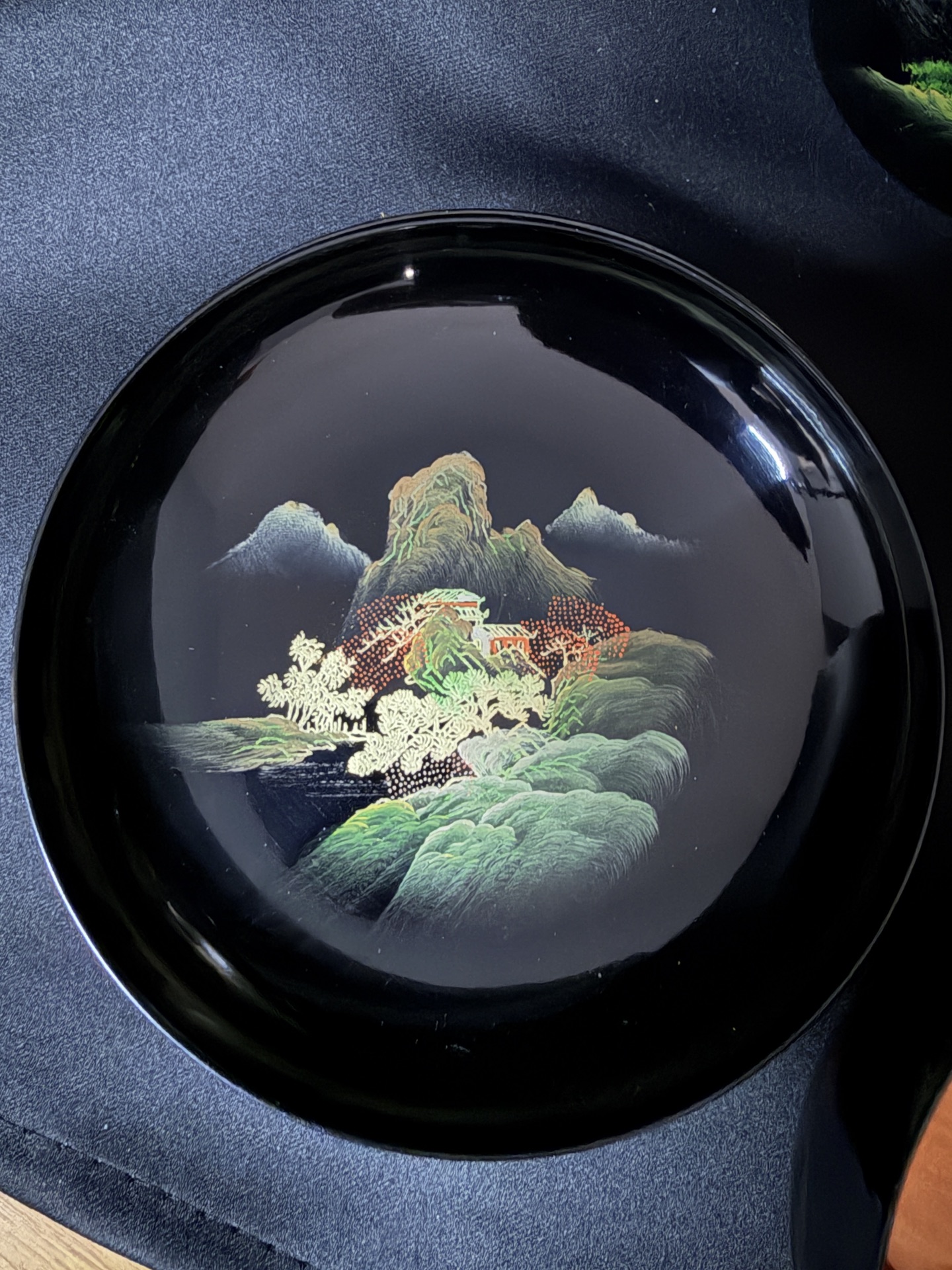 Japanese Lacquer Ware Tray Tea Set - image 7 of 12