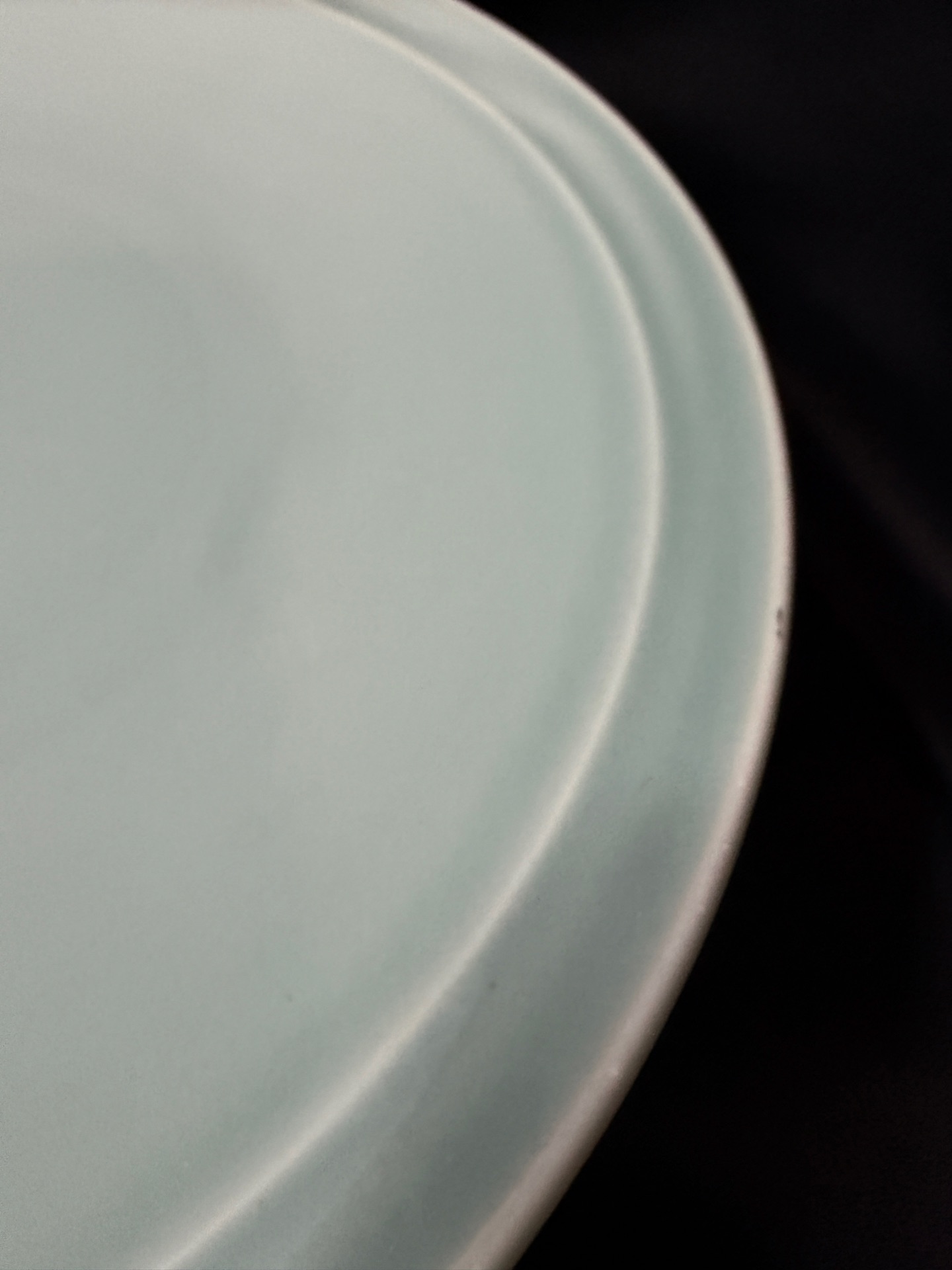 Set of 4 - Vintage celadon glazed plates - image 4 of 6