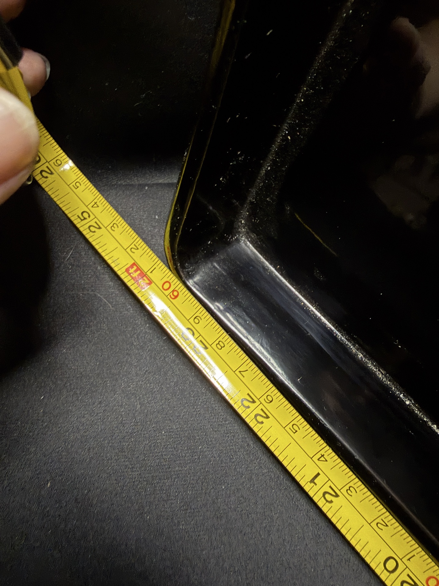 vintage Japanese black lacquer serving tray - image 3 of 3