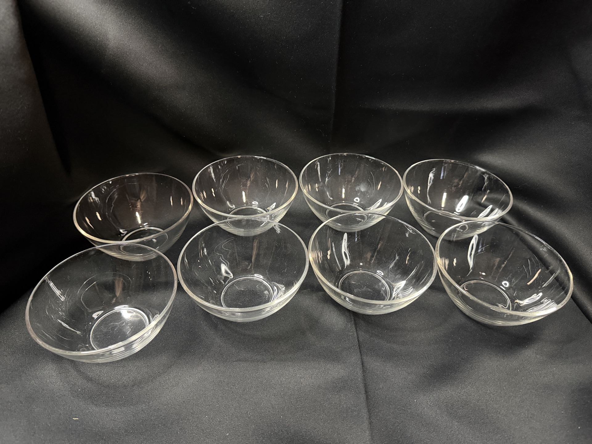 Set of 8 Glass bowls - image 1 of 4
