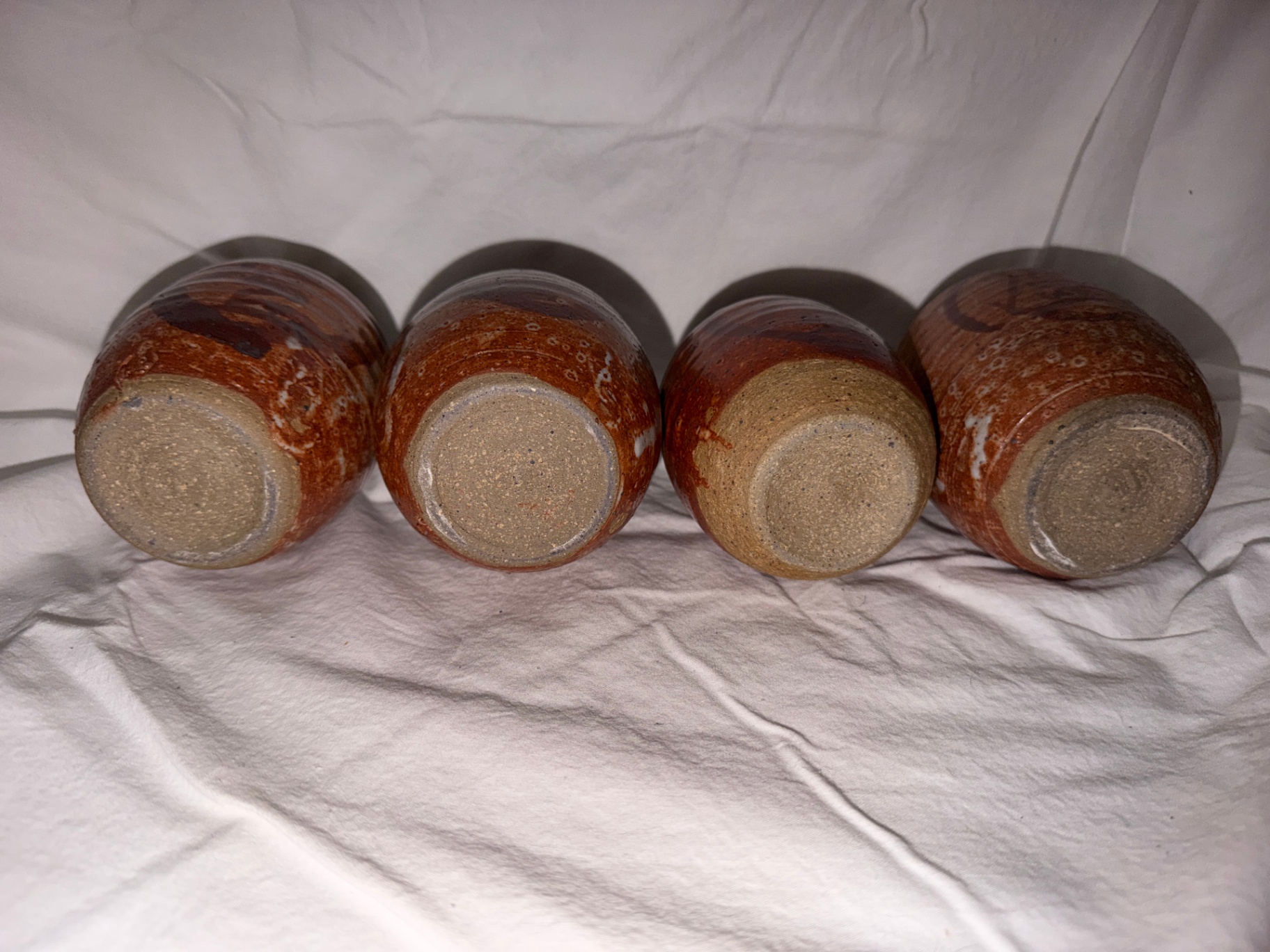 Antique, Handmade Japanese ceramic sake bottles - image 2 of 5