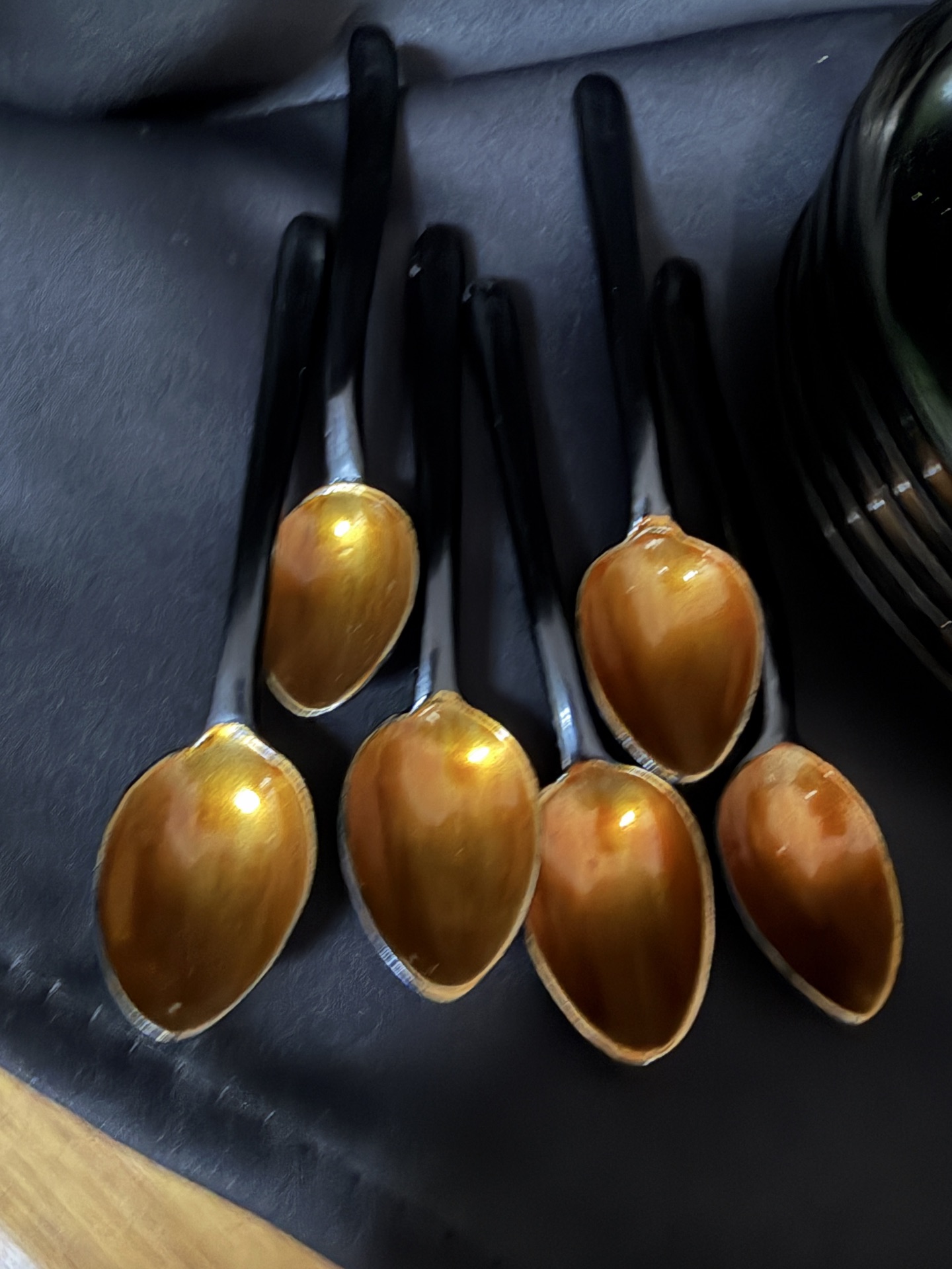 Japanese Lacquer Ware Tray Tea Set - image 11 of 12