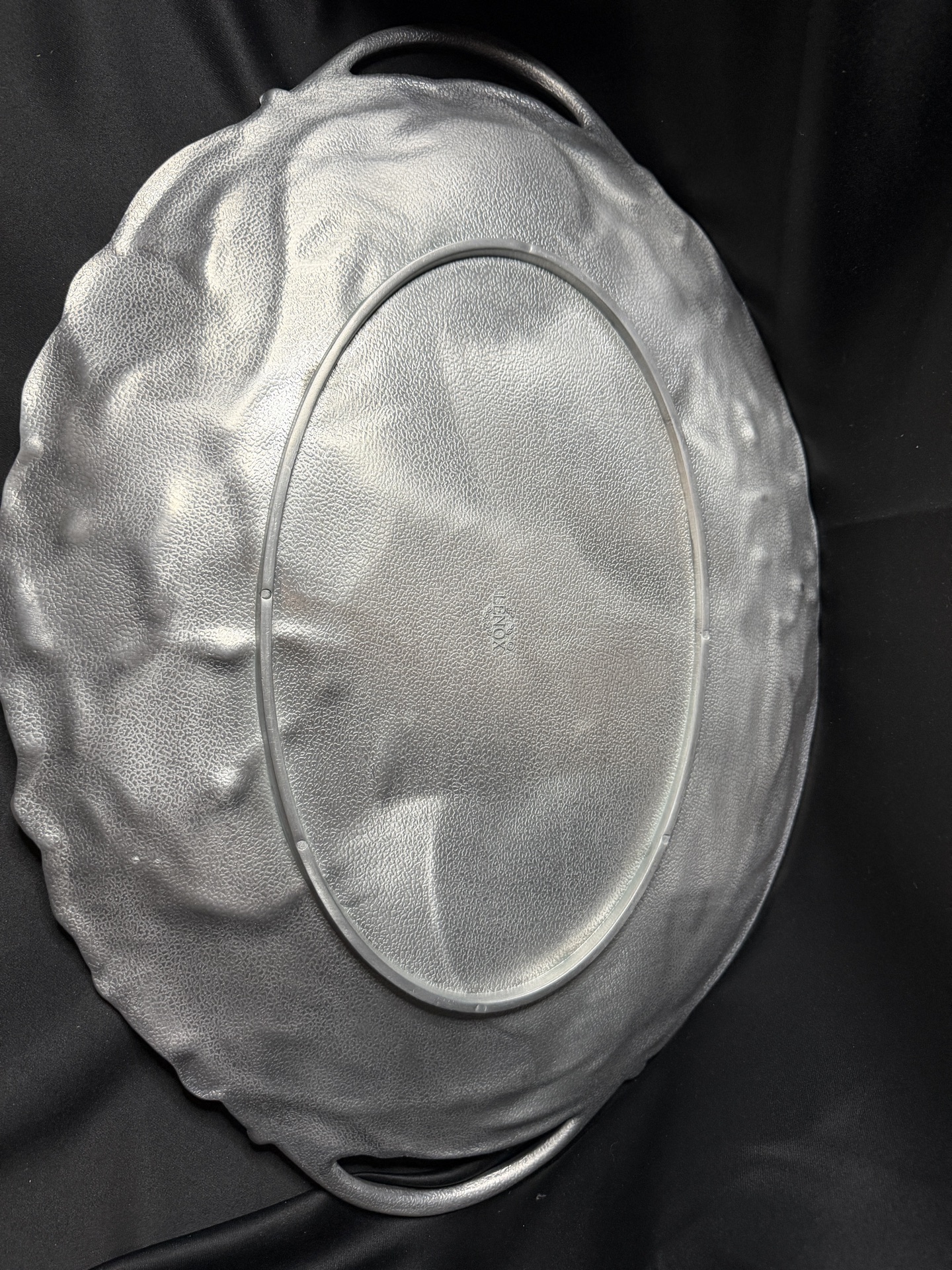 Lenox Cornucopia Large Handled Metal Serving Tray. - image 2 of 6