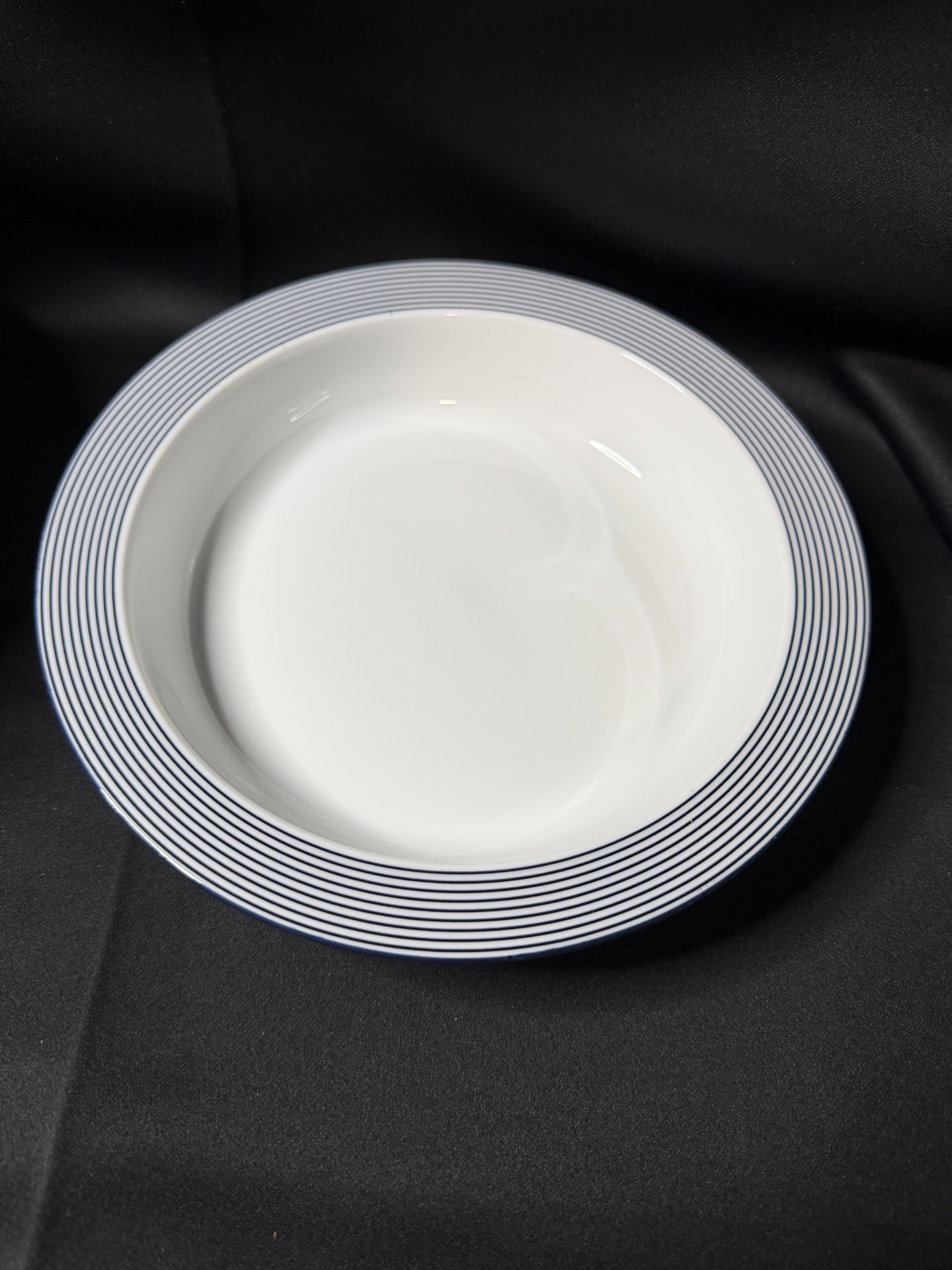 Set of 5 - Dansk Ringsted Blue rimmed soup bowl - image 3 of 5