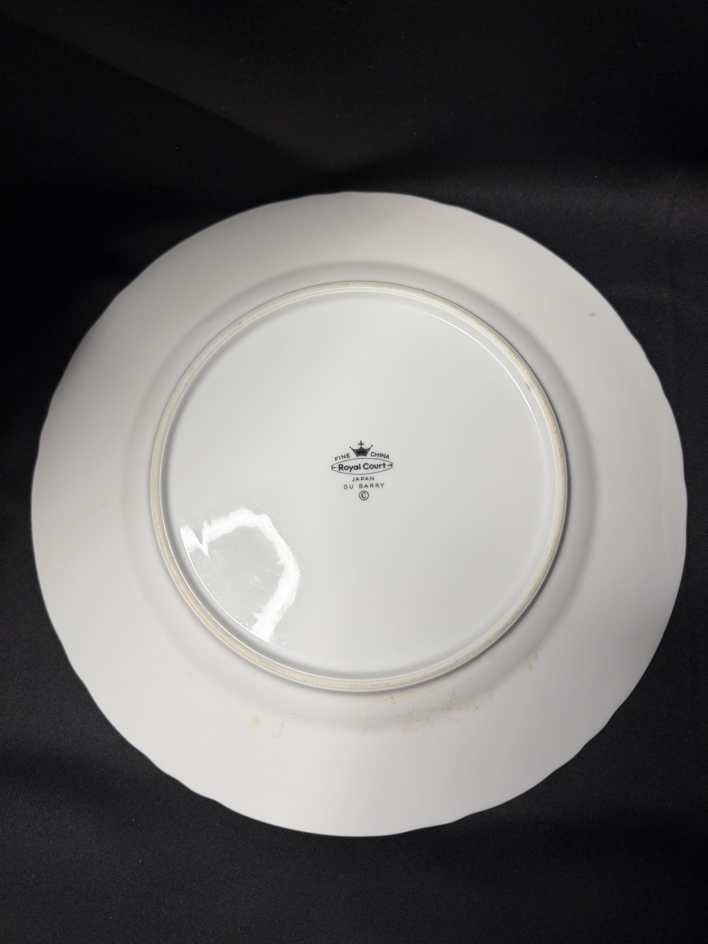 2 - vintage "Royal Court" fine china dinner plates made in Japan - image 2 of 5