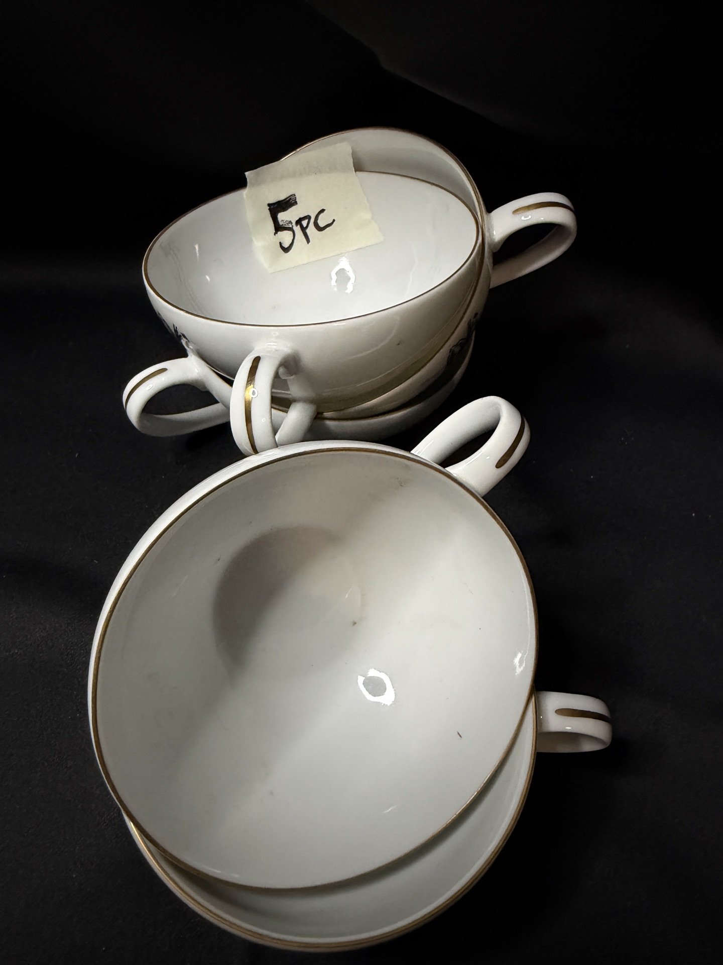 Vintage set of Fukagawa Arita Japanese porcelain dinnerware - image 2 of 13