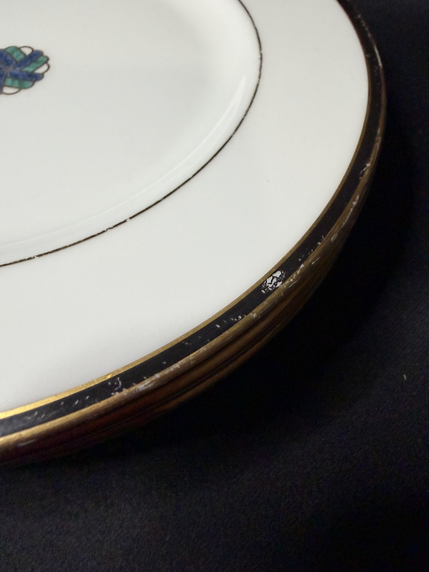 Set of 4 - Lenox Kelly Gold china accent plate - image 7 of 7