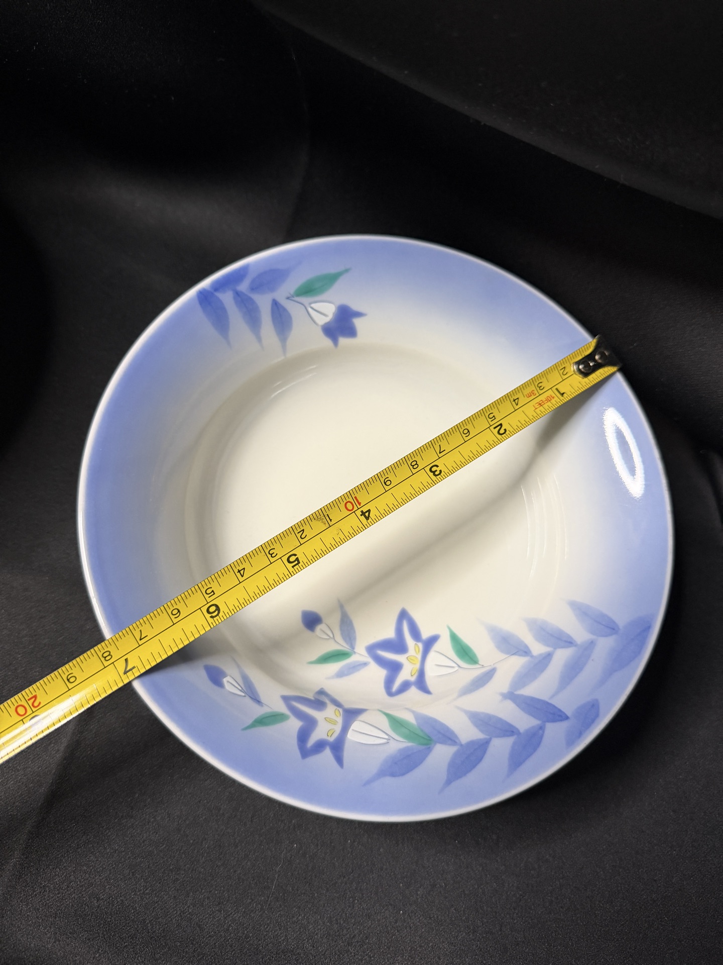 Set of 6 decorative shallow bowls - made in Japan - image 5 of 5
