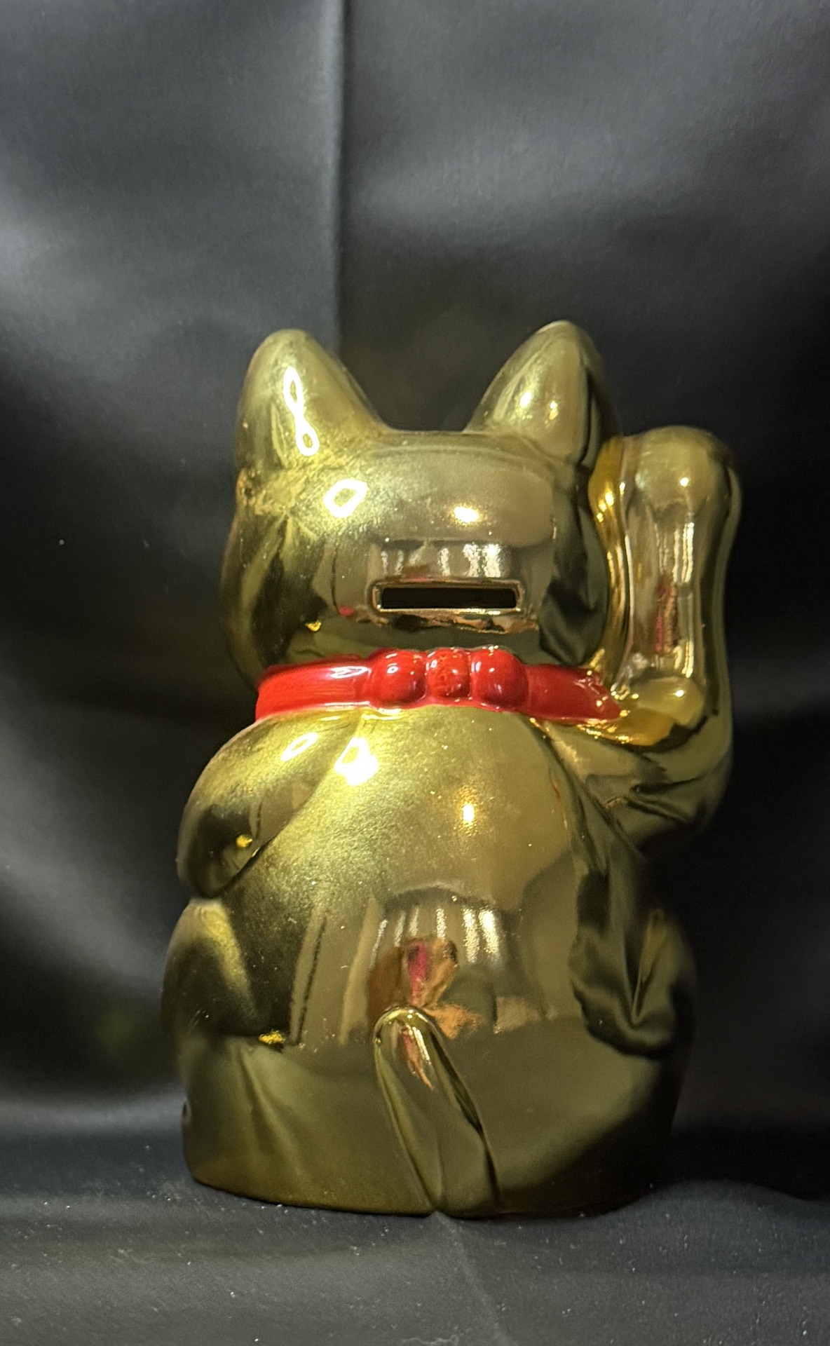 Japanese Maneki-neko, or "lucky cat figurine/bank - image 3 of 7