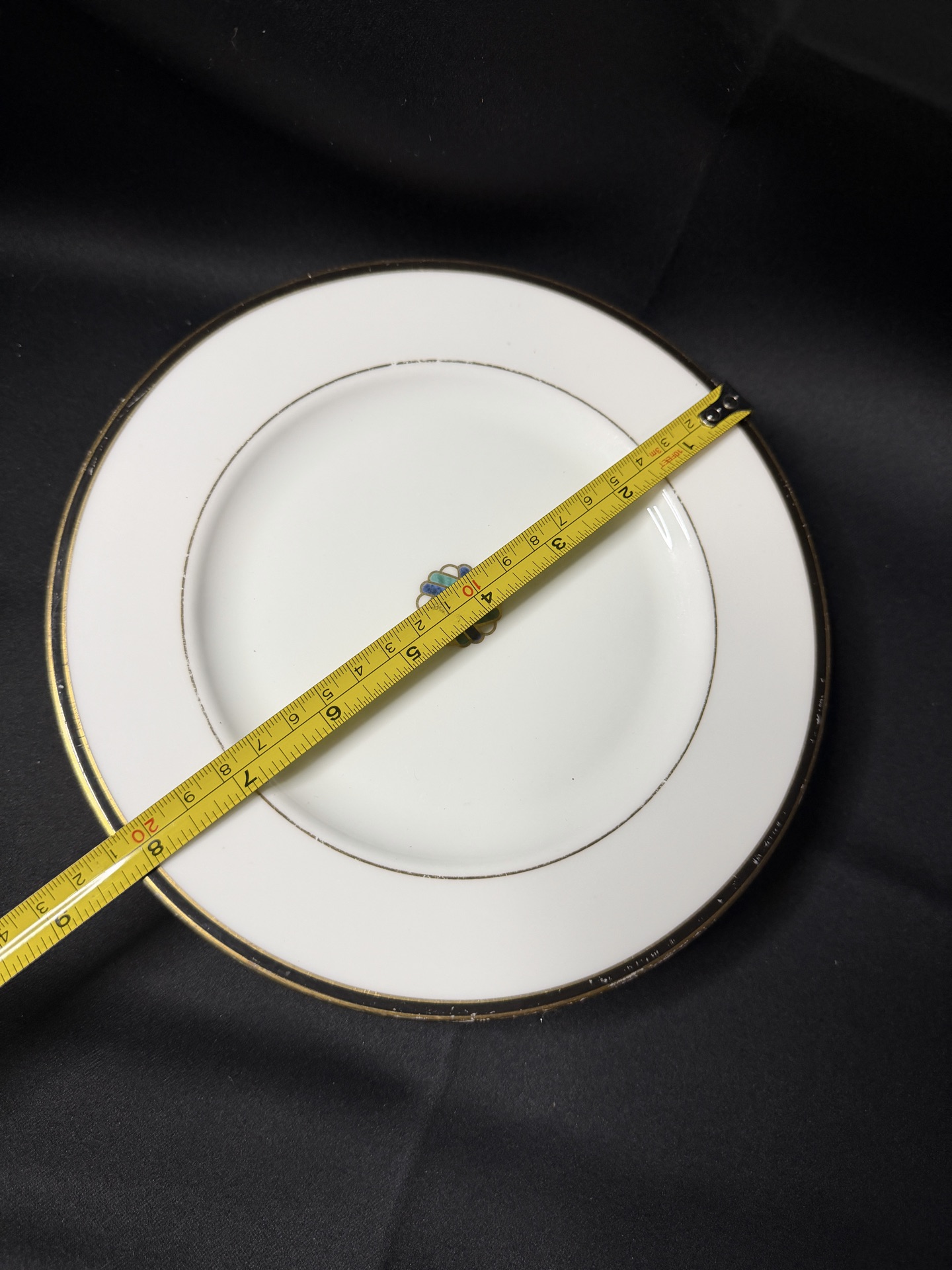 Set of 4 - Lenox Kelly Gold china accent plate - image 3 of 7