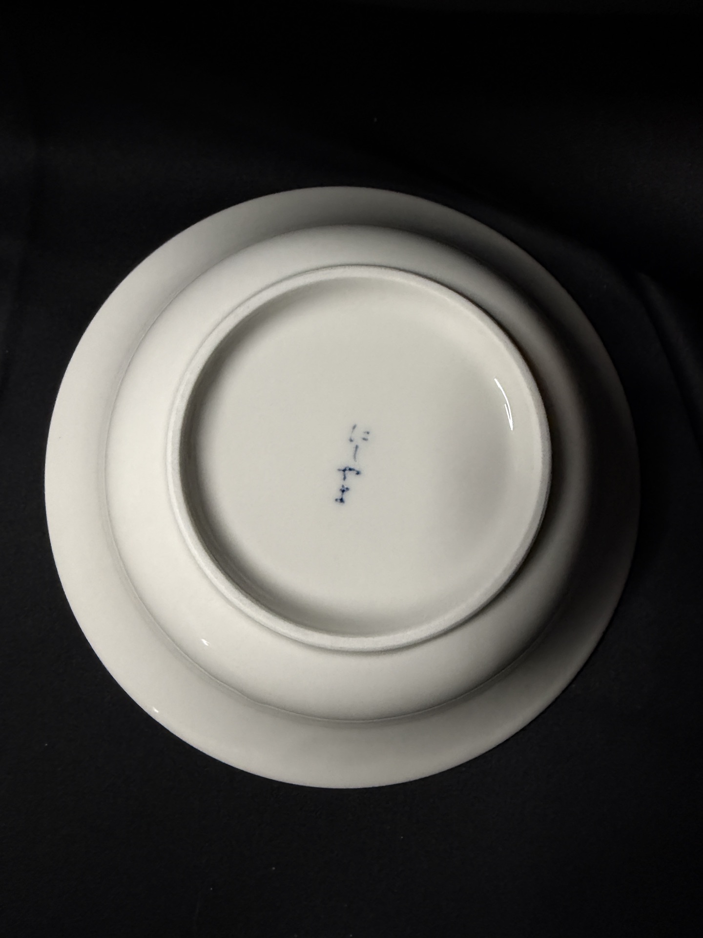 Set of 6 decorative shallow bowls - made in Japan - image 4 of 5