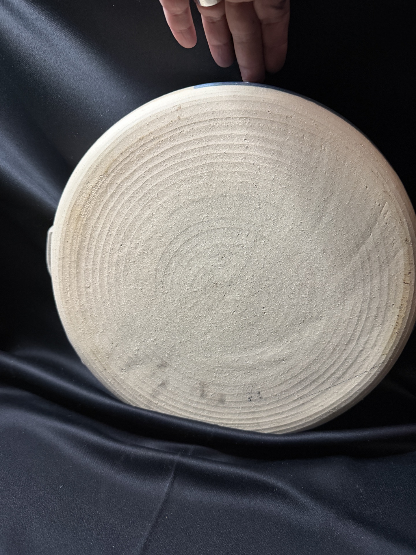 handcrafted ceramic serving tray - image 2 of 3