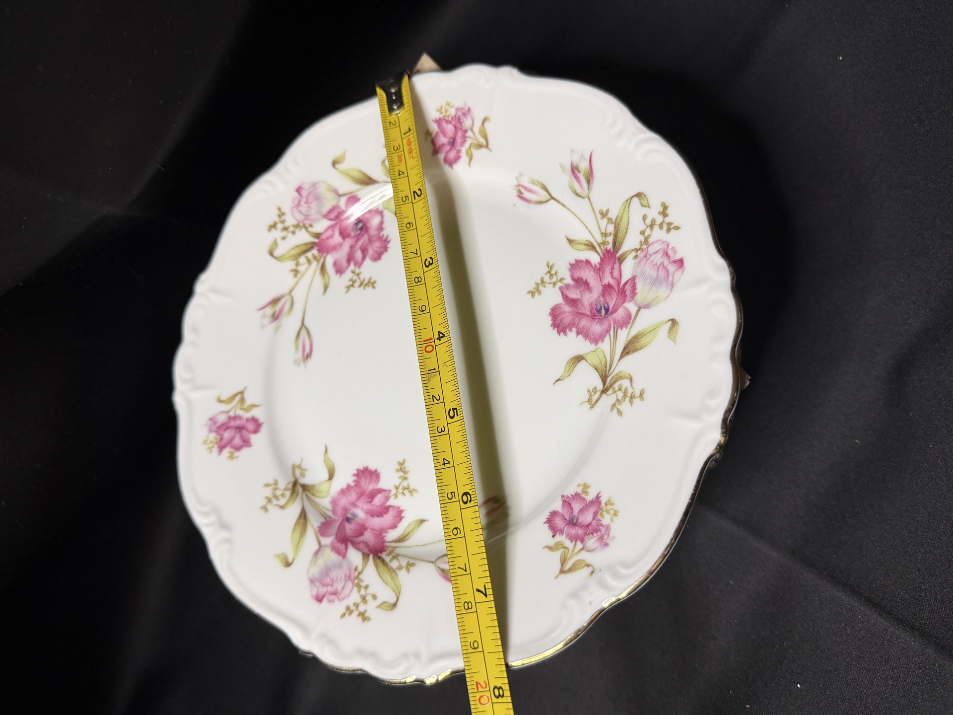 10 - Vintage plates by Edelstein Bavaria Maria-Theresia in the Shelby pattern - image 4 of 4