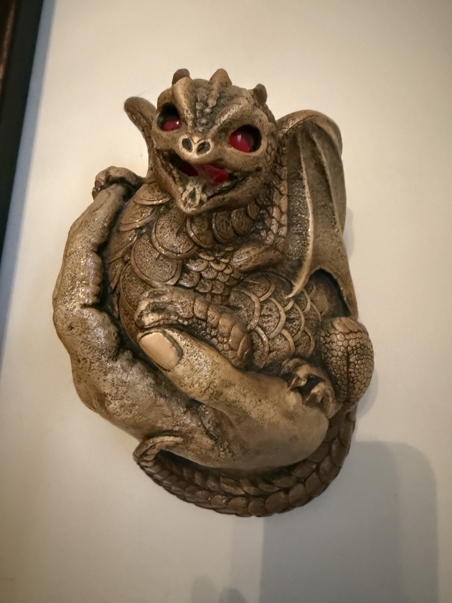 Windstone Editions dragon sculpture with tealight cavity - image 9 of 16