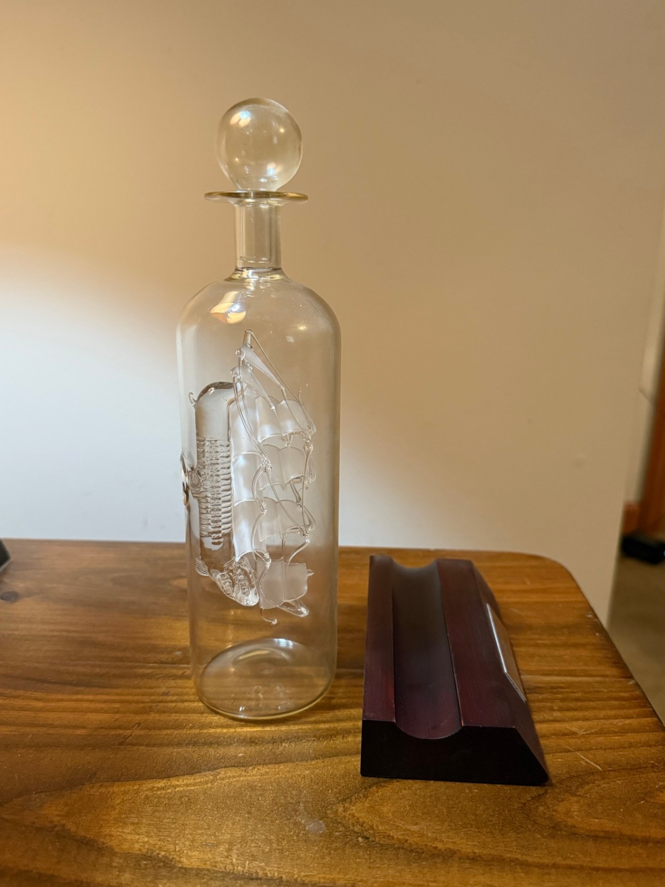 USS Constitution Glass Boat in a Bottle - image 5 of 6