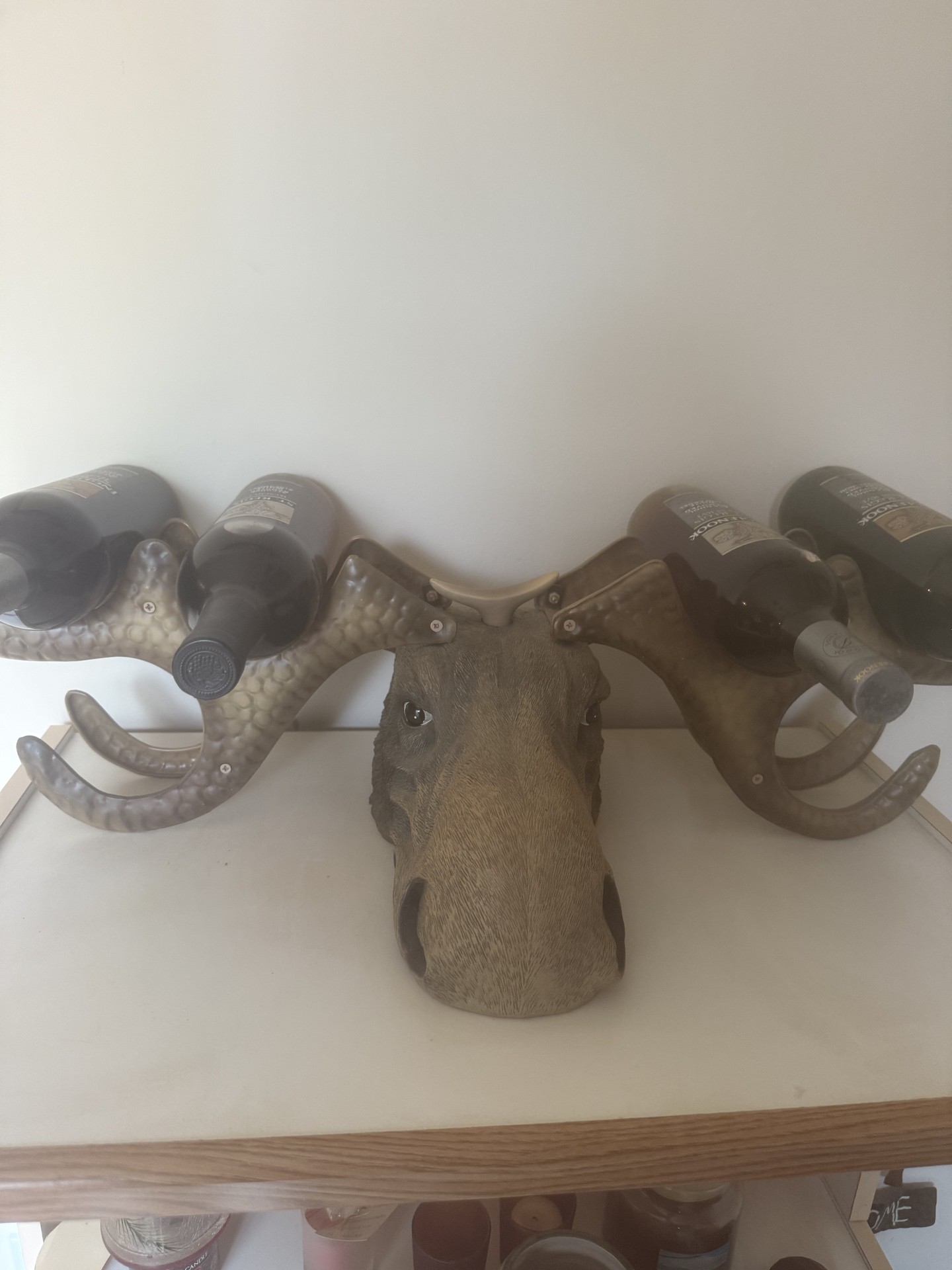 Moose Head Wine Bottle Holder  - image 1 of 5