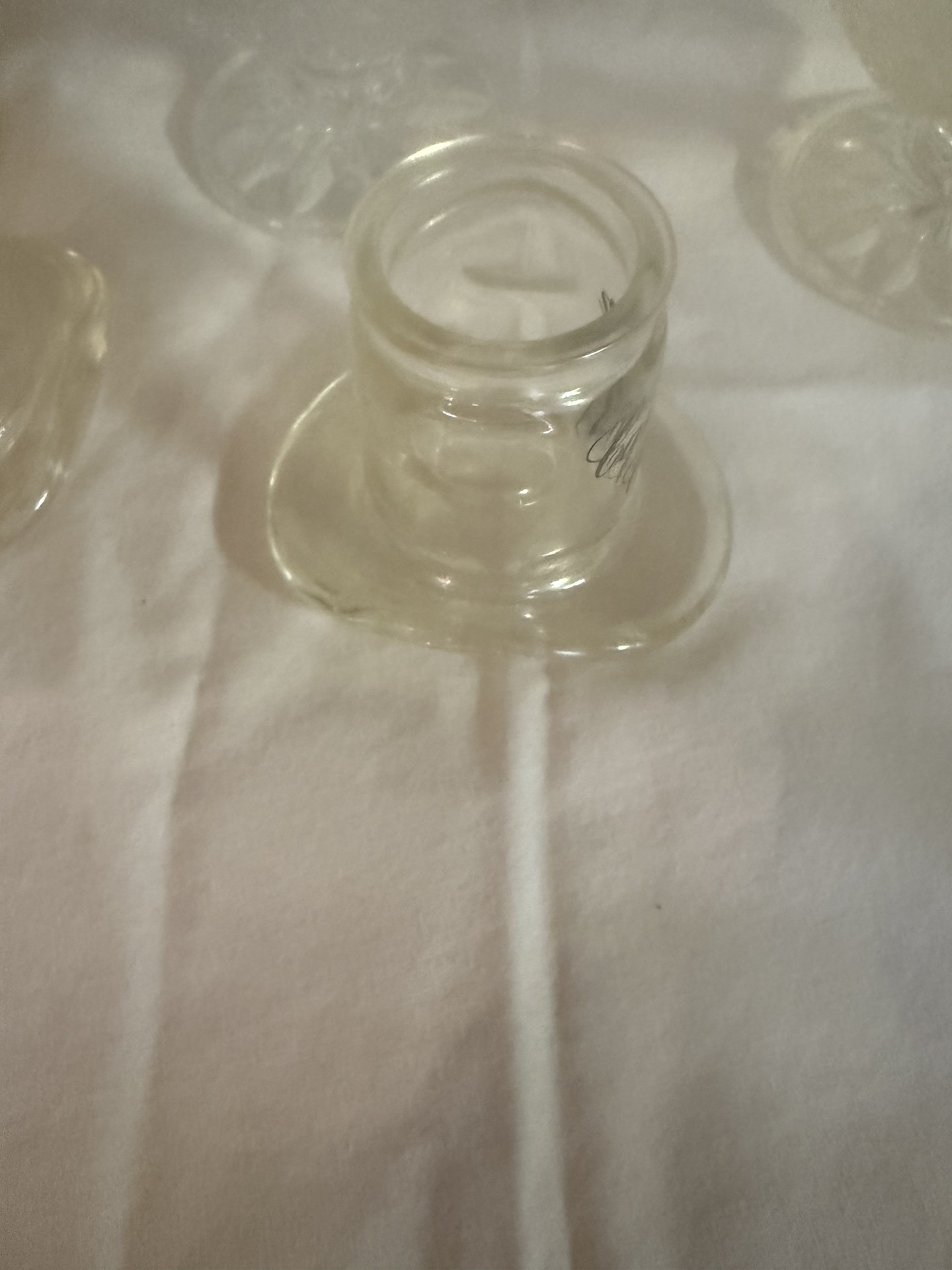 Crystal glassware set with stemware and Canadian Club glasses - image 3 of 7