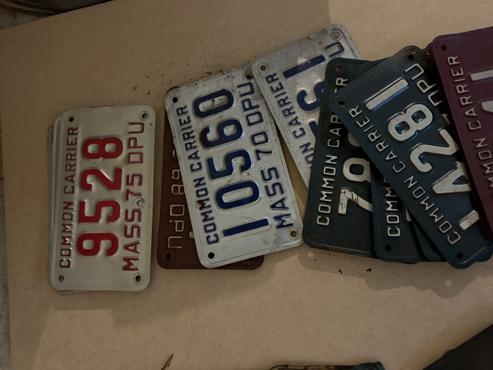 Vintage Common Carrier license plates collection - image 3 of 4