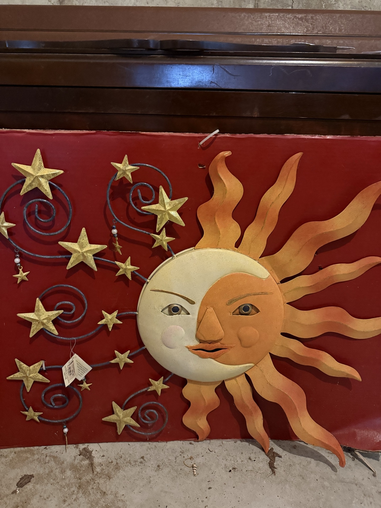 Sun and Moon Metal Wall Art with Stars - image 1 of 3