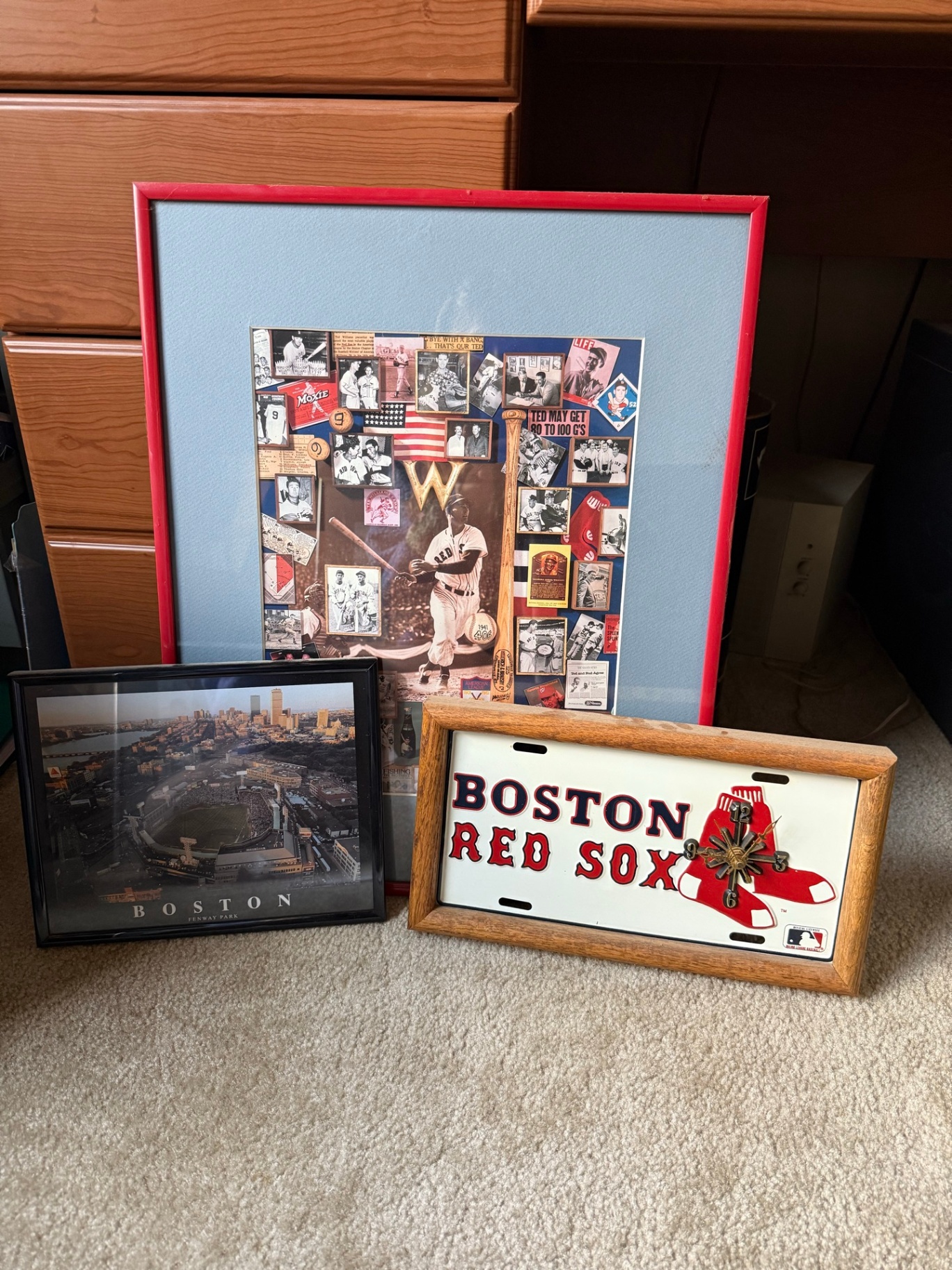 Boston Red Sox Wall Art Set with Fenway Park Print - image 1 of 5
