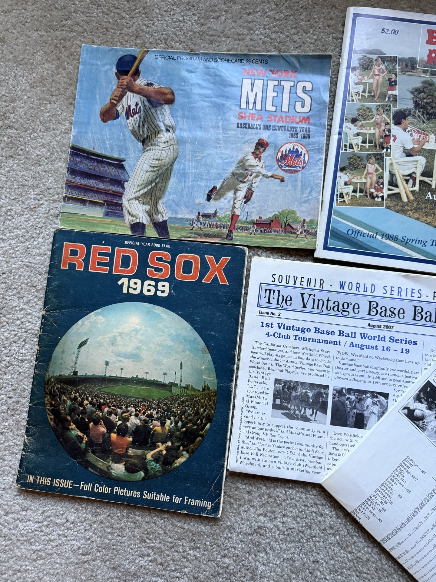 Vintage Baseball Programs and Memorabilia - image 2 of 4
