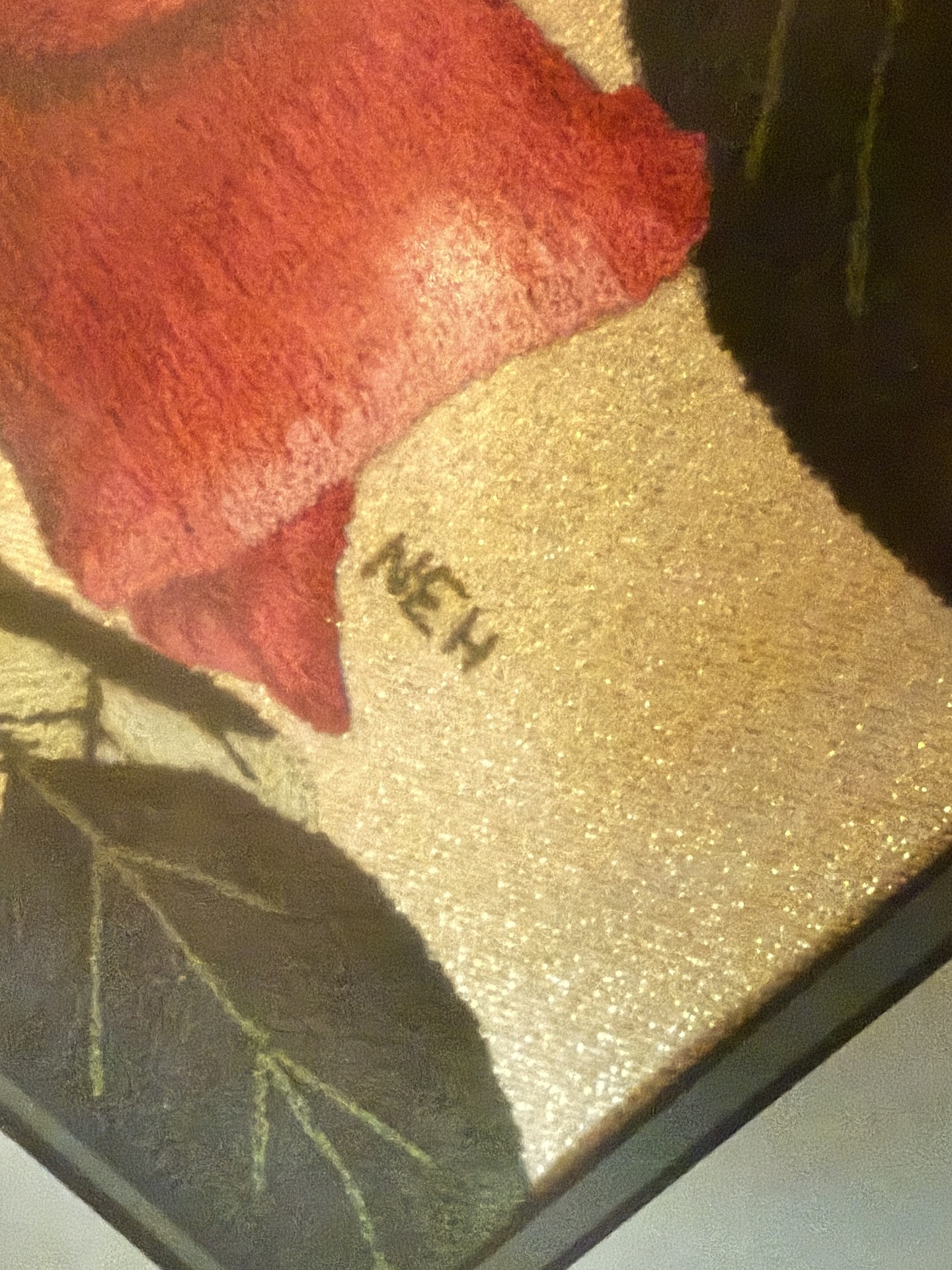 Framed Red Rose Artwork - image 11 of 12